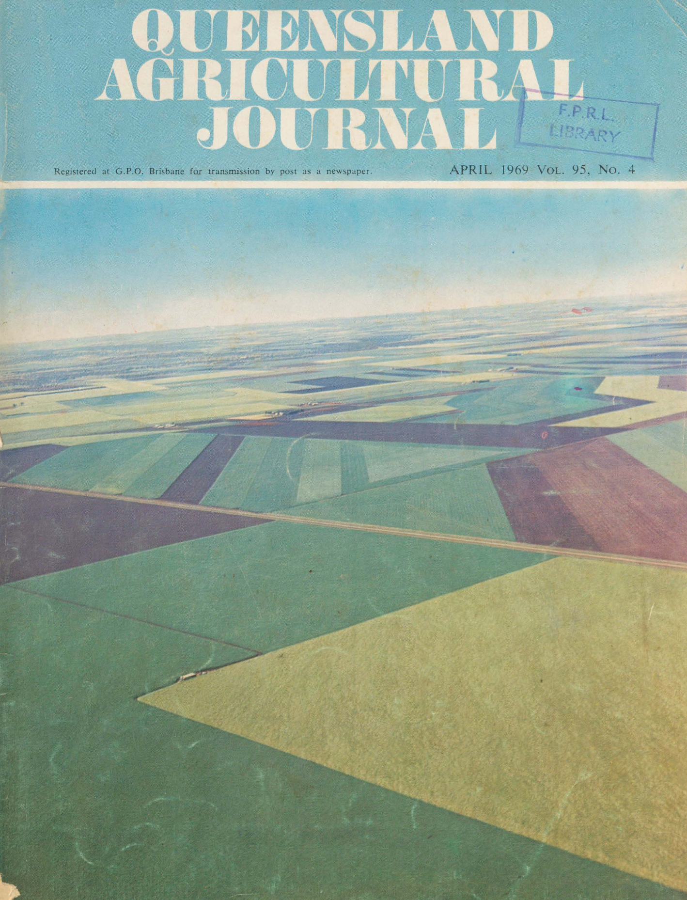Queensland Agricultural Journal - April 1969