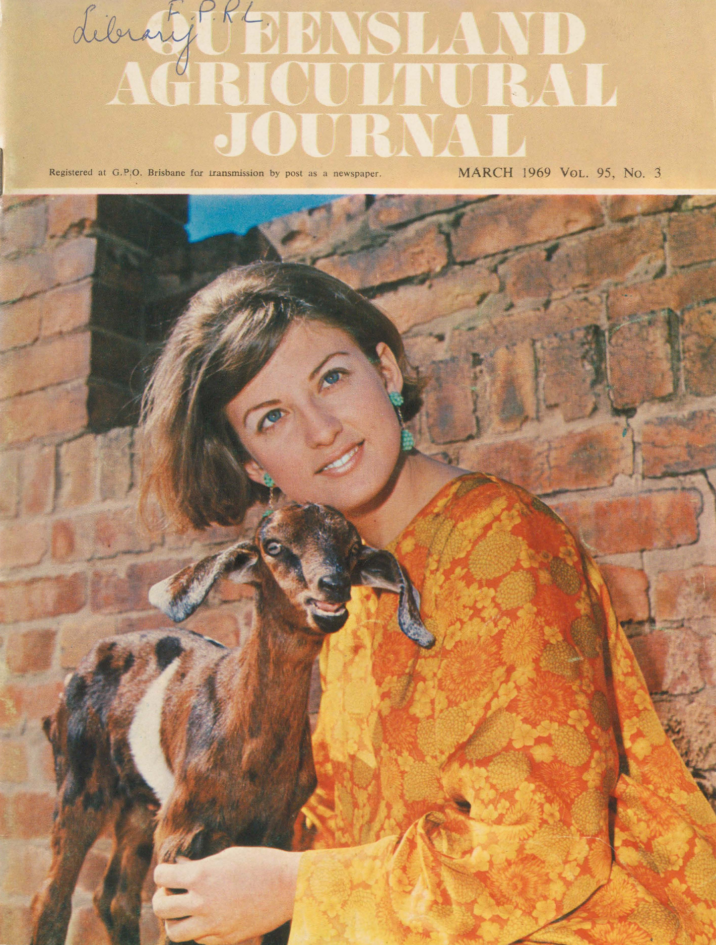 Queensland Agricultural Journal - March 1969