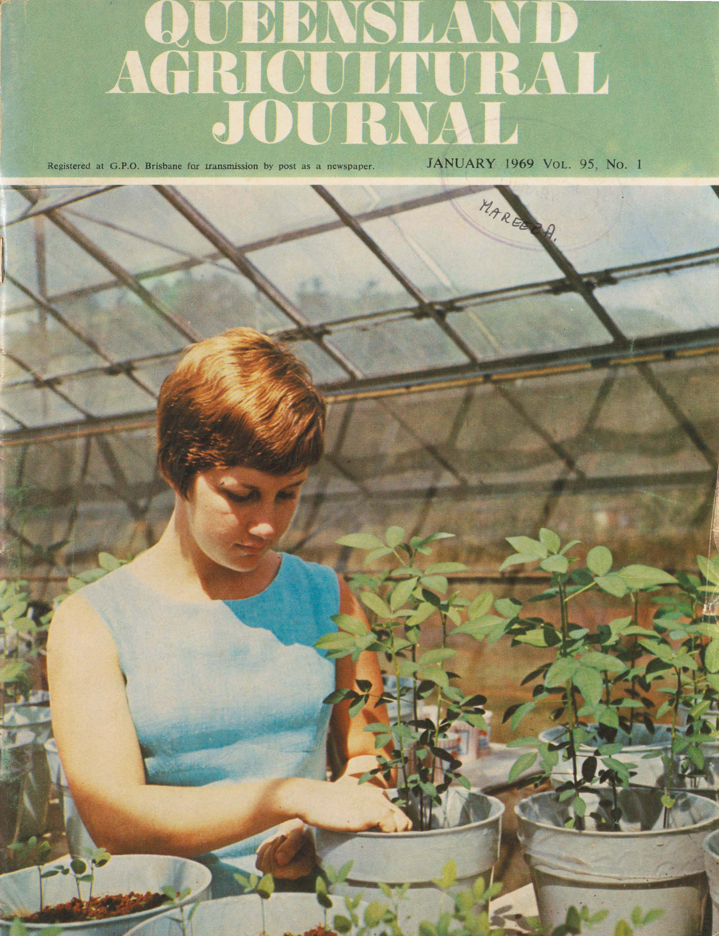 Queensland Agricultural Journal - January 1969