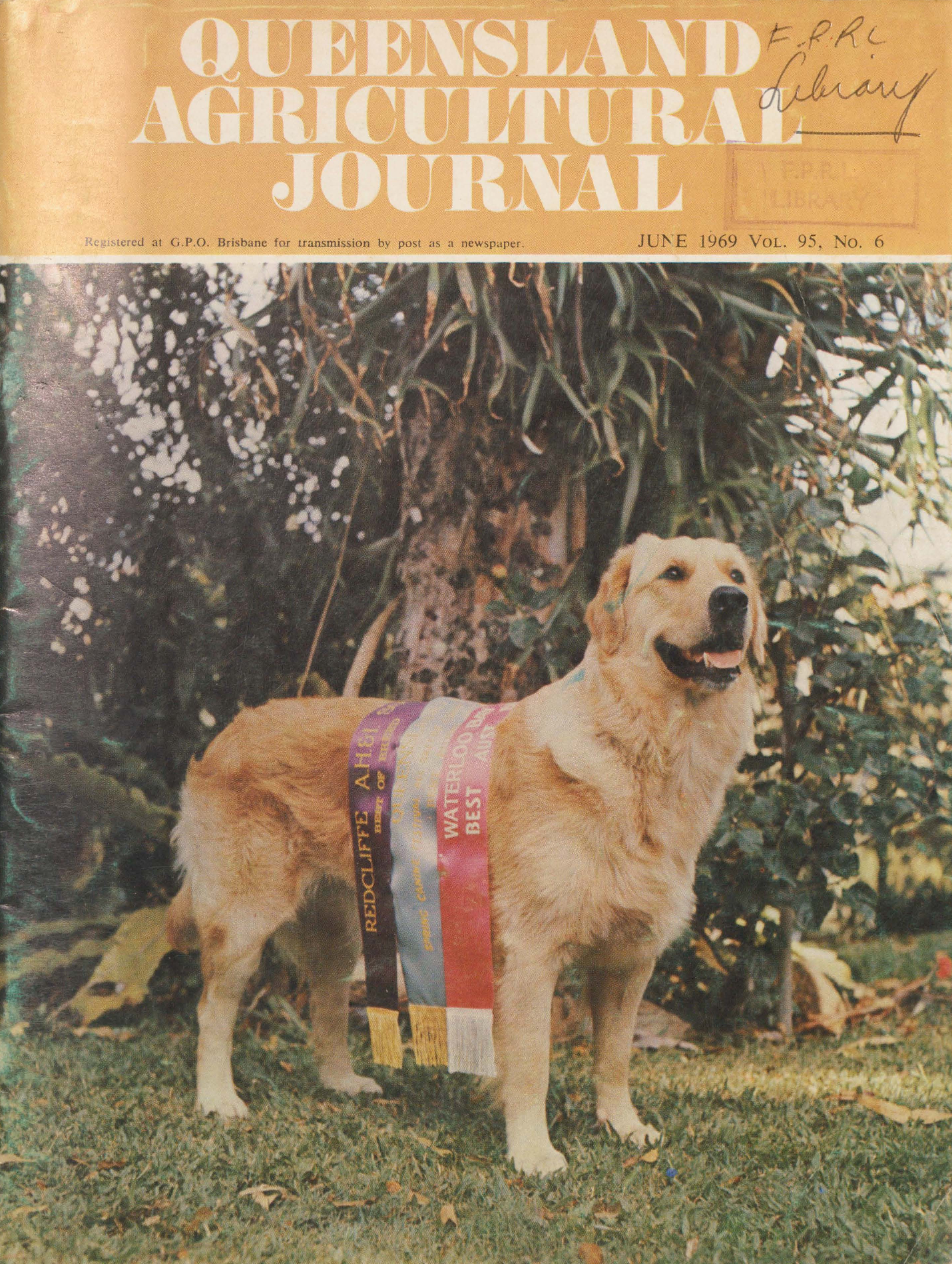 Queensland Agricultural Journal - June 1969