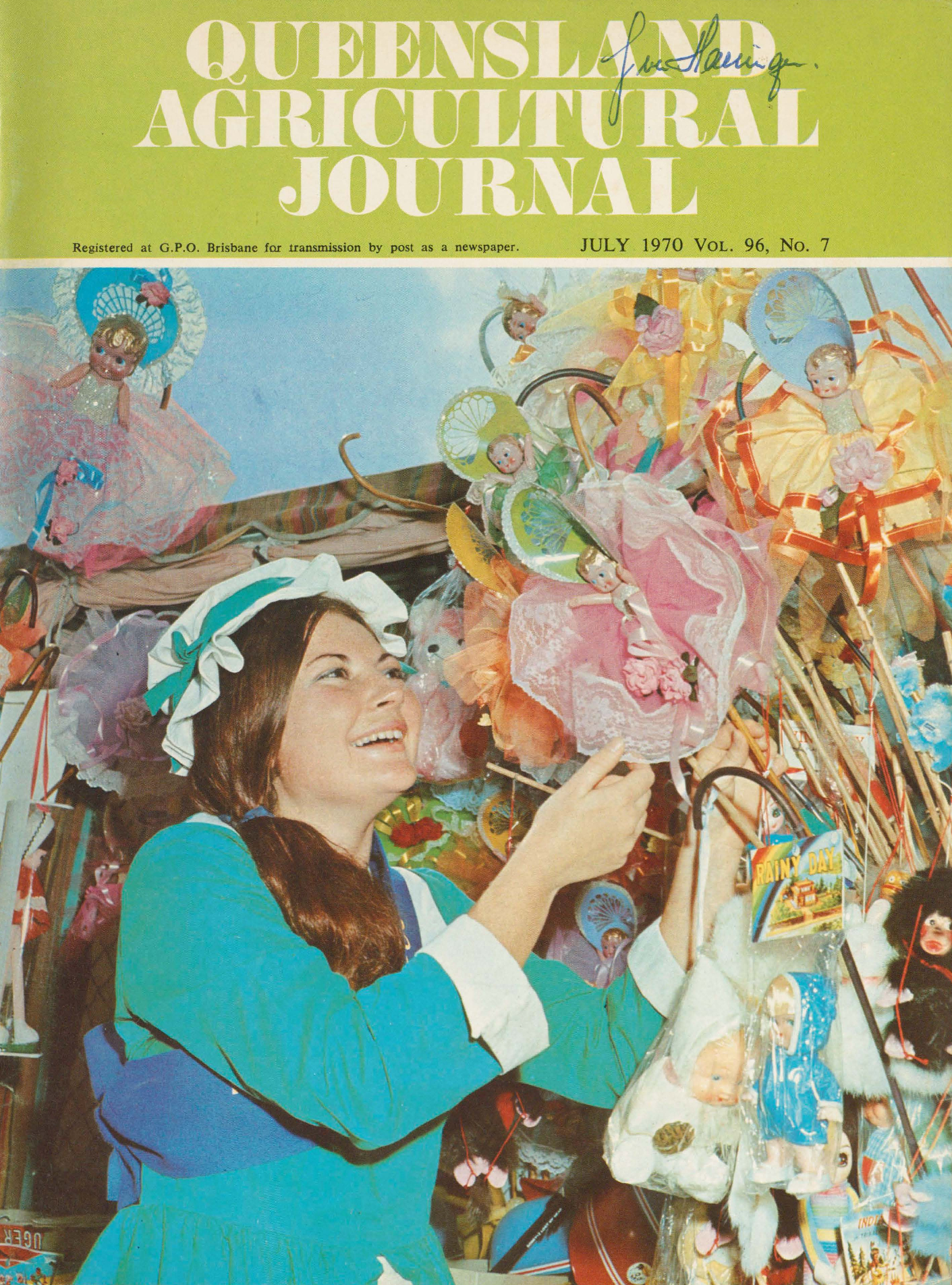 Queensland Agricultural Journal - July 1970