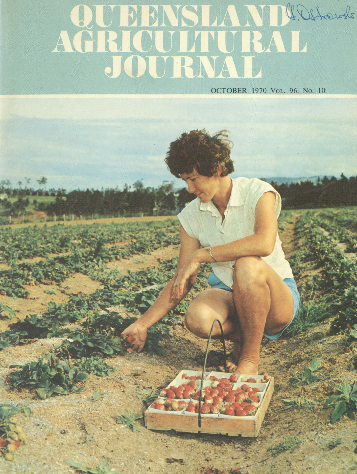 Queensland Agricultural Journal - October 1970
