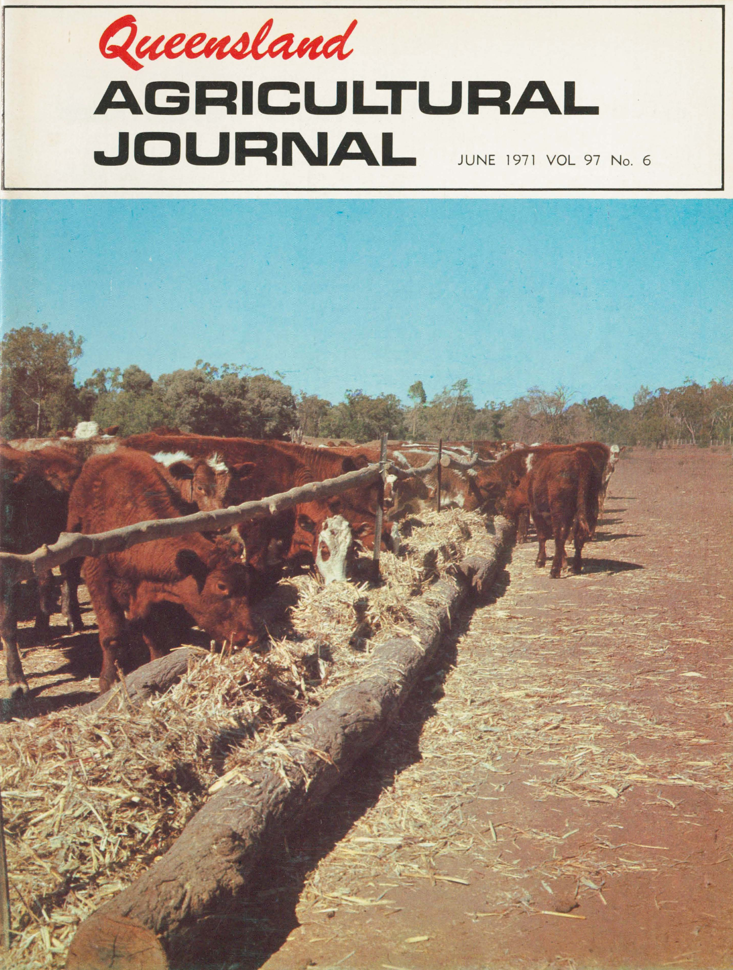 Queensland Agricultural Journal - June 1971