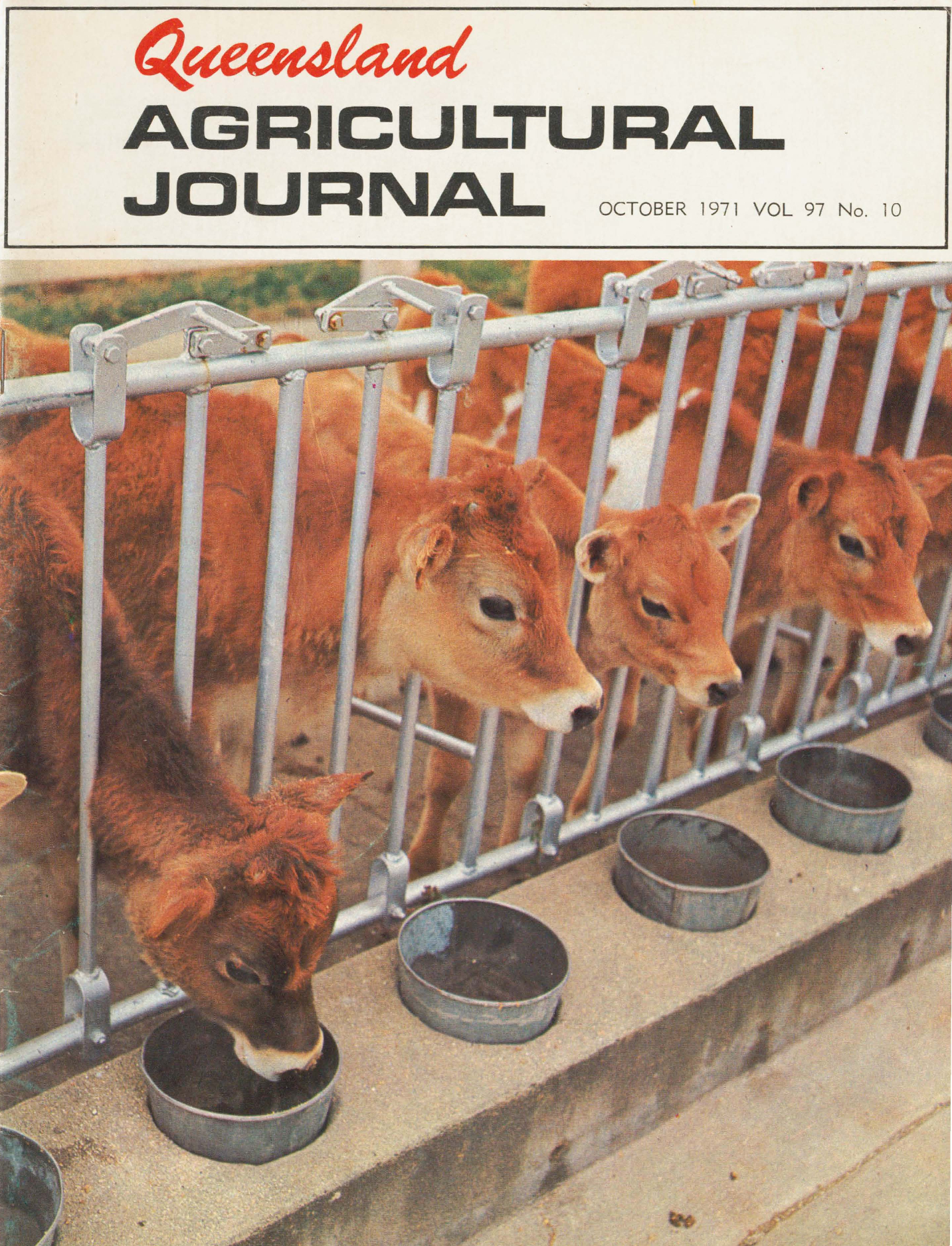 Queensland Agricultural Journal - October 1971
