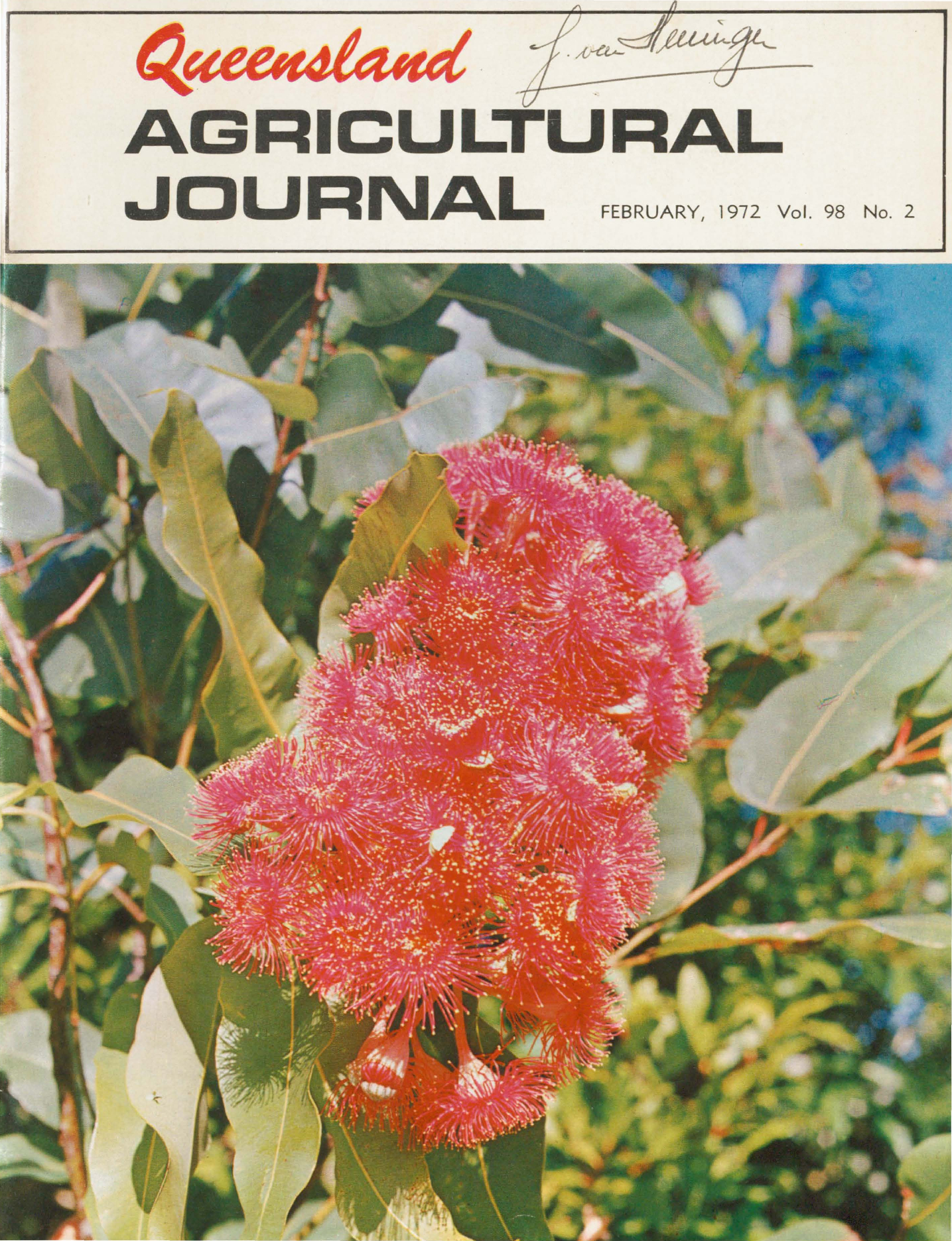 Queensland Agricultural Journal - February 1972