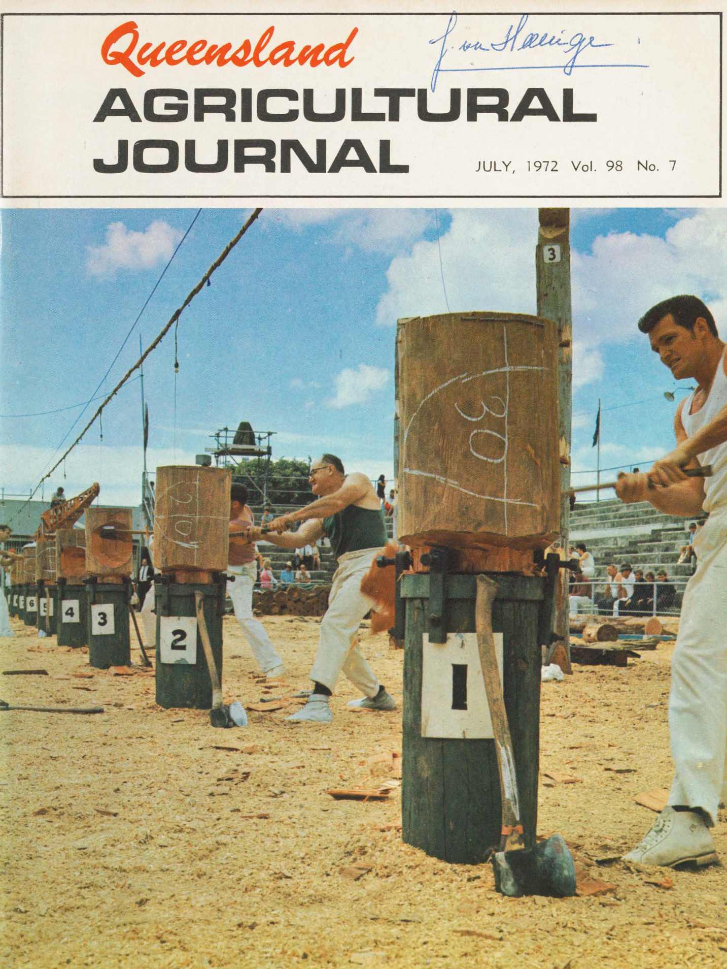 Queensland Agricultural Journal - July 1972