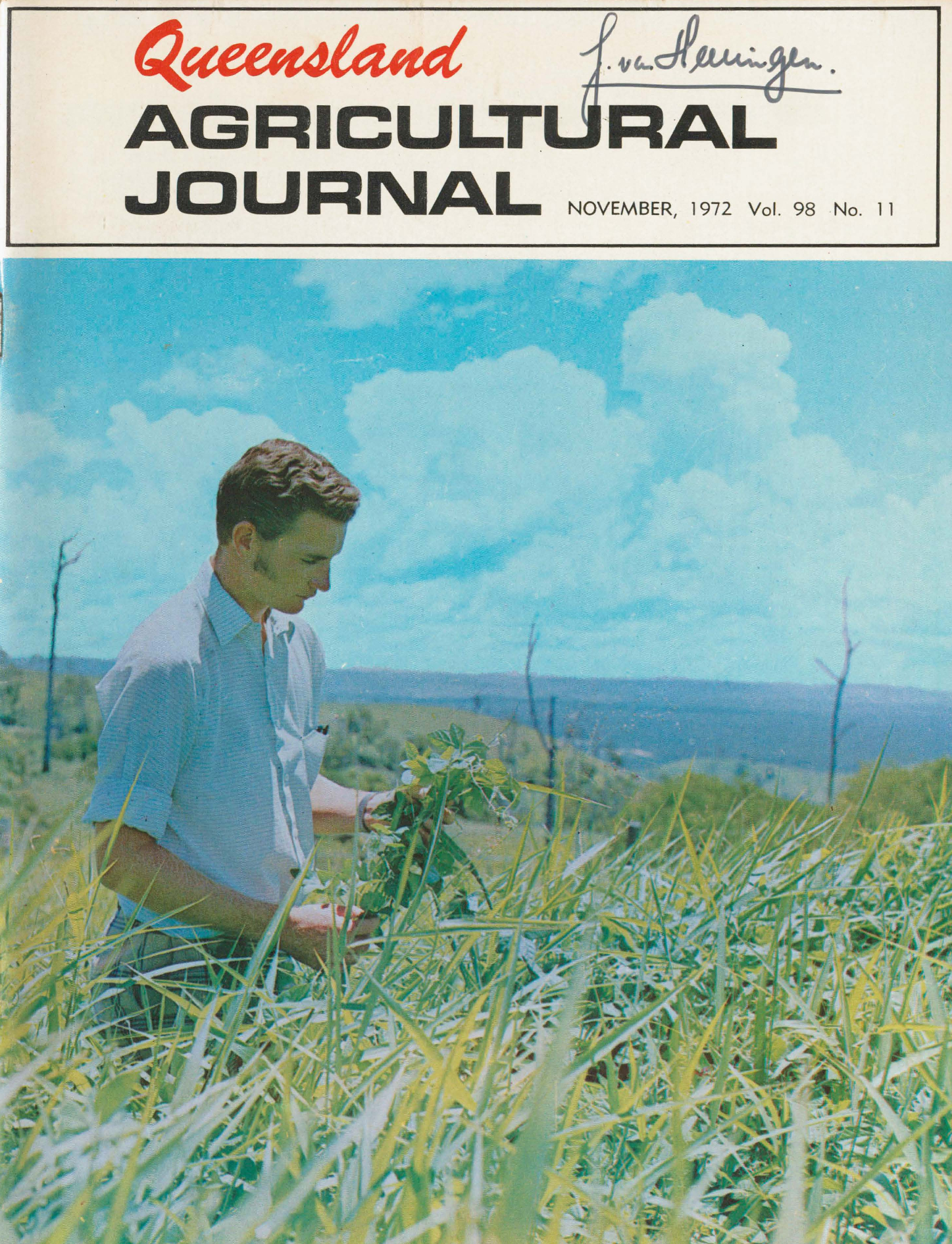 Queensland Agricultural Journal - November 1972