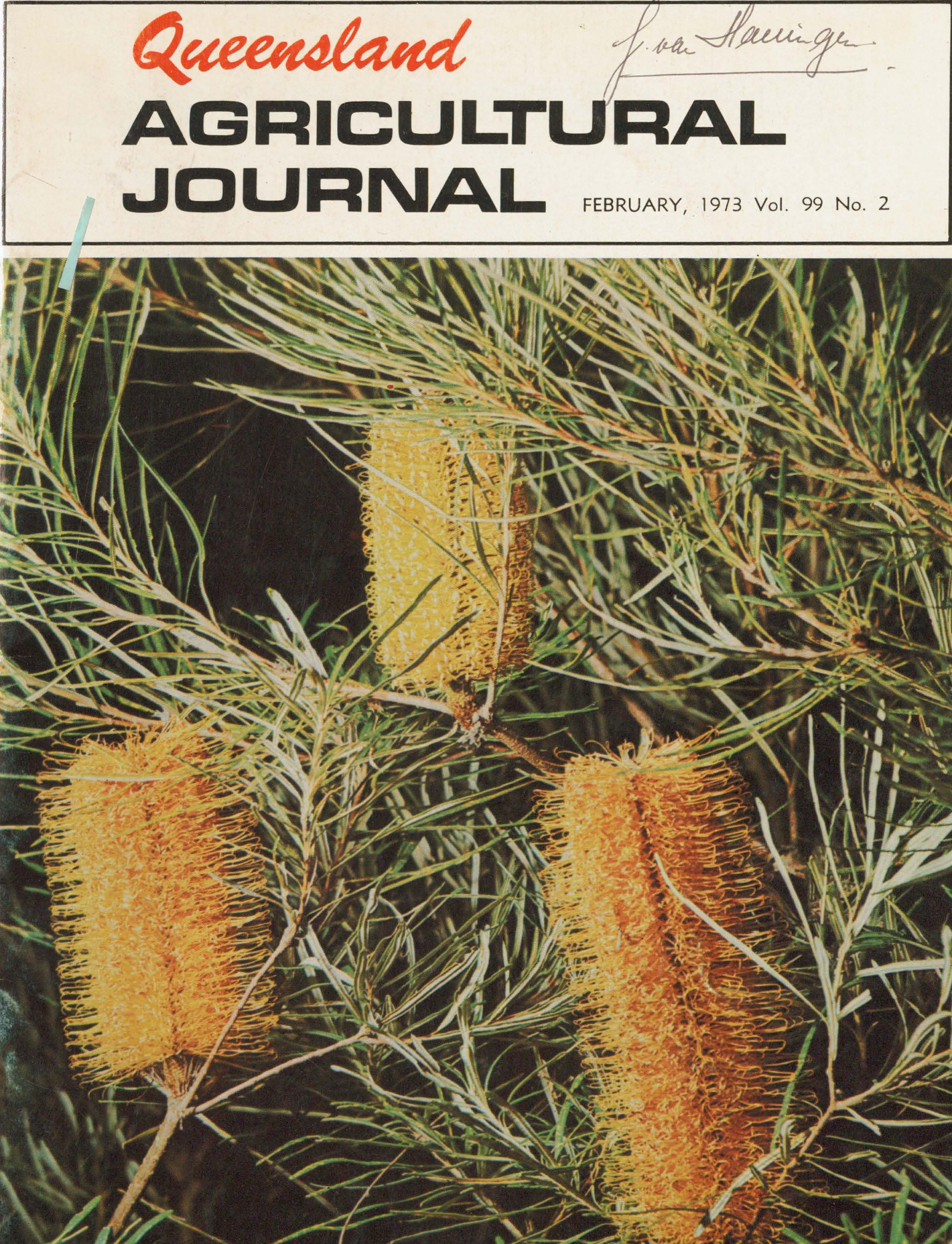 Queensland Agricultural Journal - February 1973