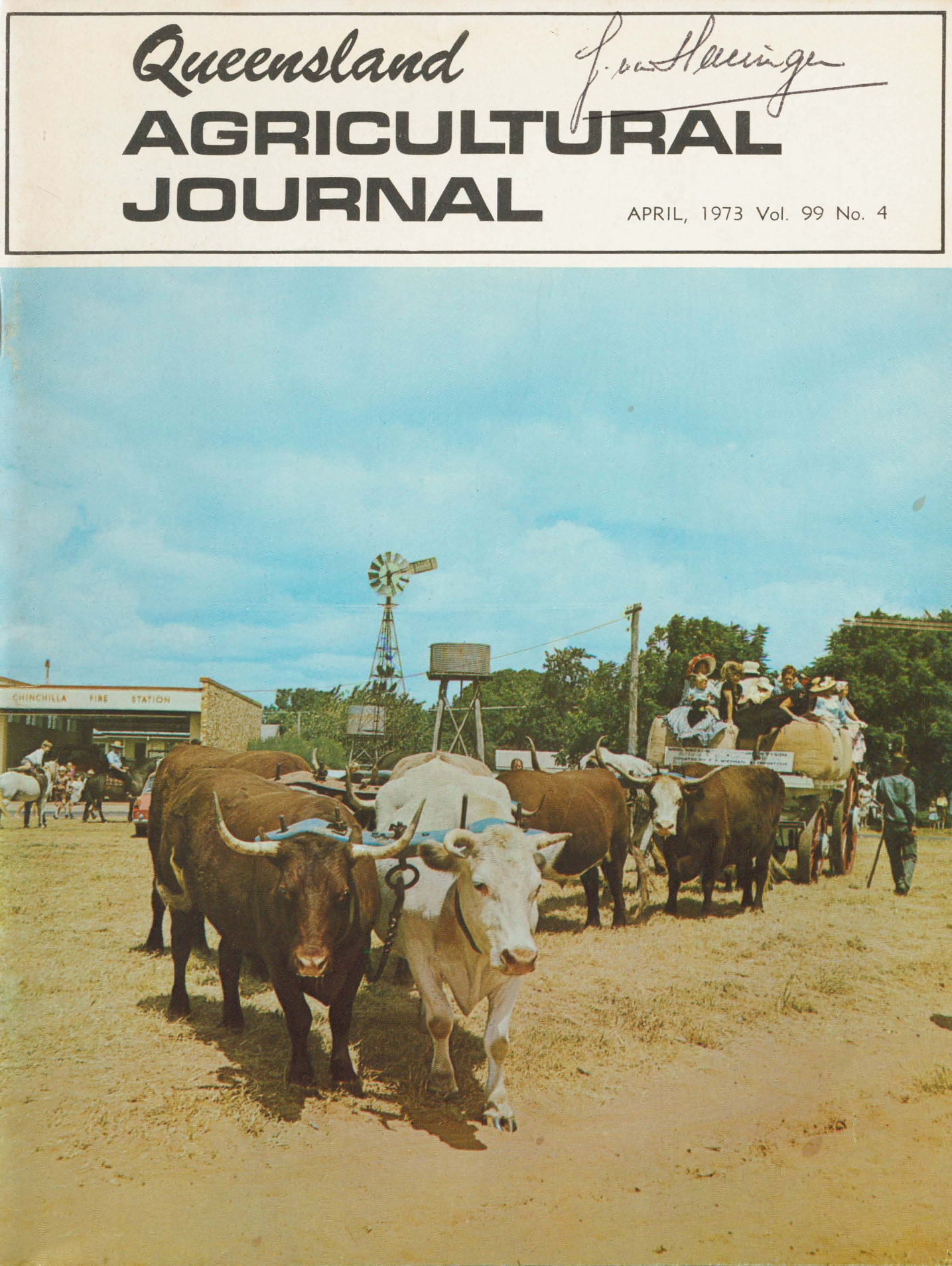 Queensland Agricultural Journal - April 1973