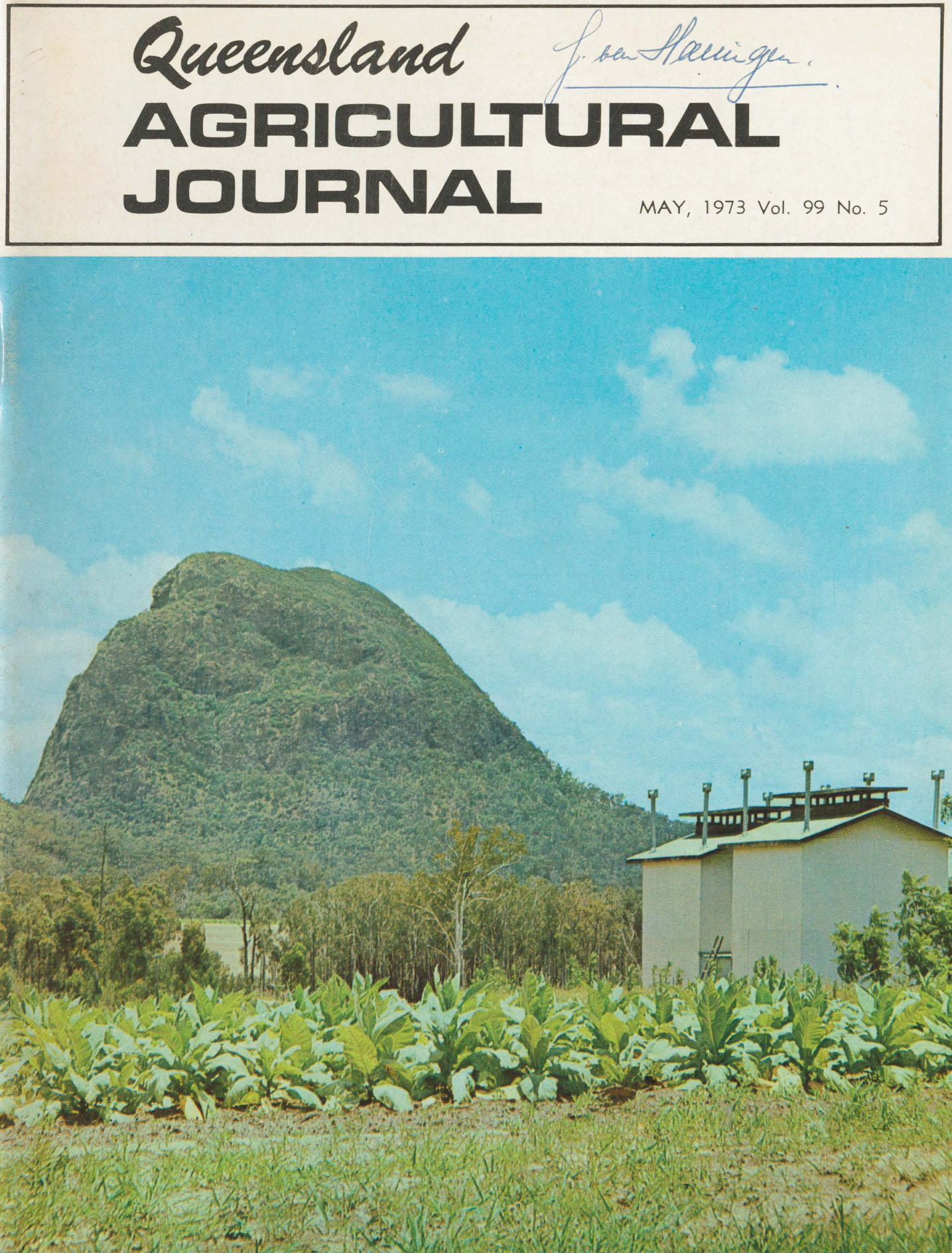 Queensland Agricultural Journal - May 1973