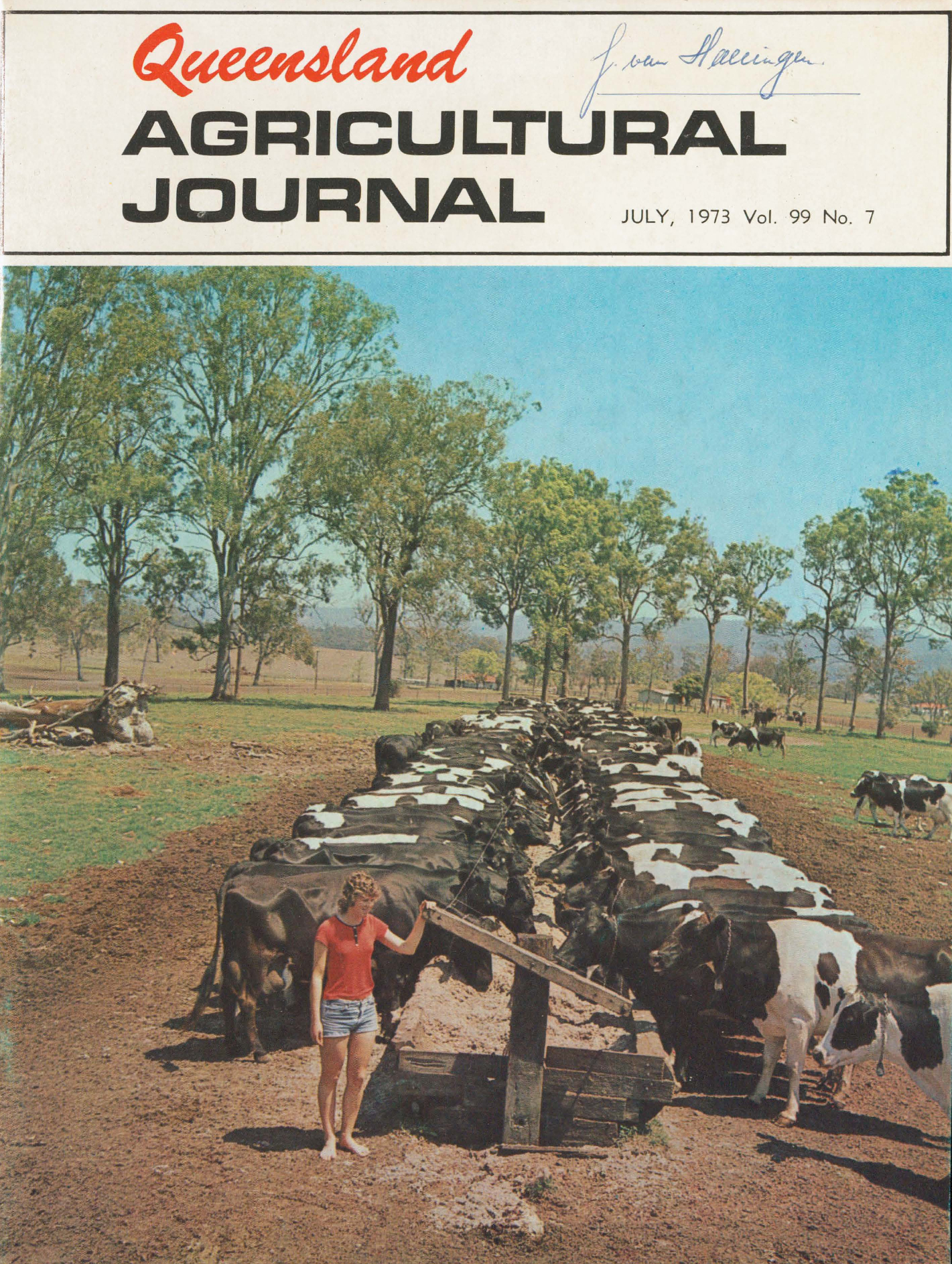 Queensland Agricultural Journal - July 1973