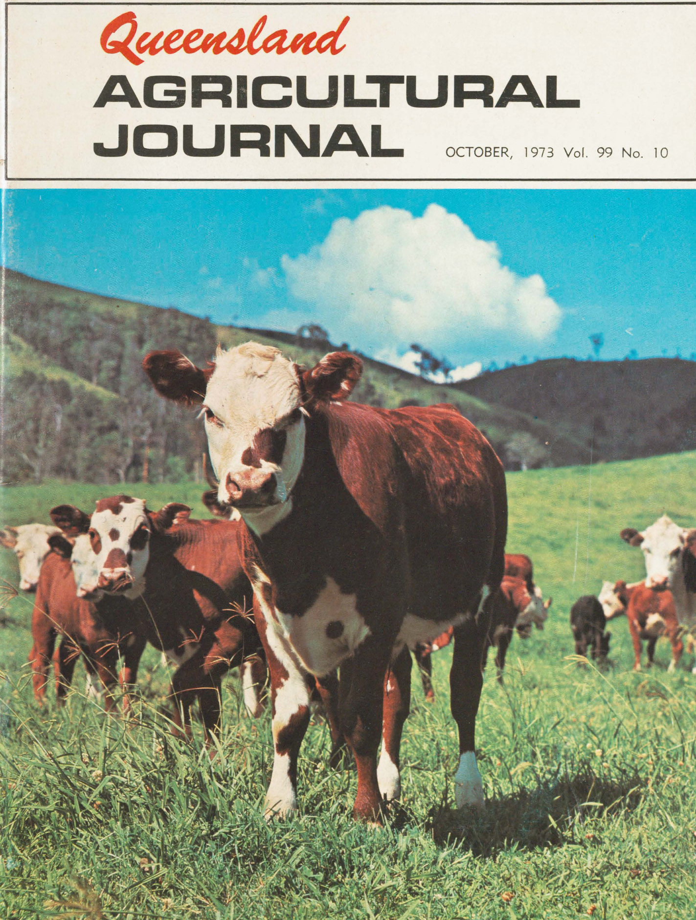Queensland Agricultural Journal - October 1973