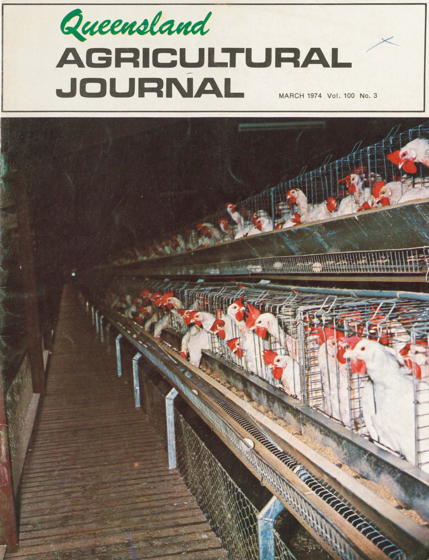 Queensland Agricultural Journal - March 1974