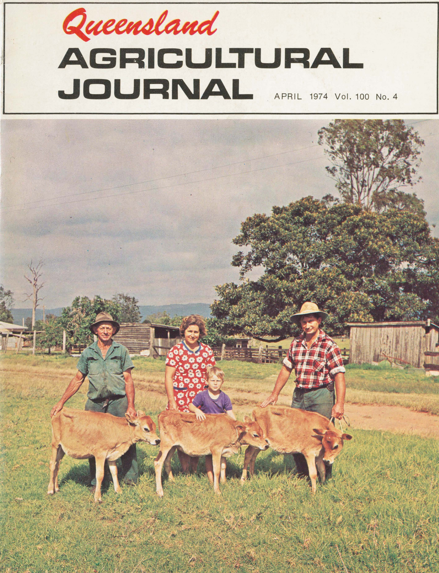 Queensland Agricultural Journal - April 1974