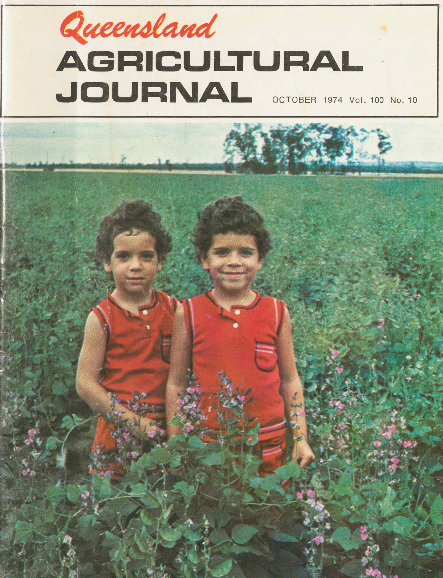 Queensland Agricultural Journal - October 1974
