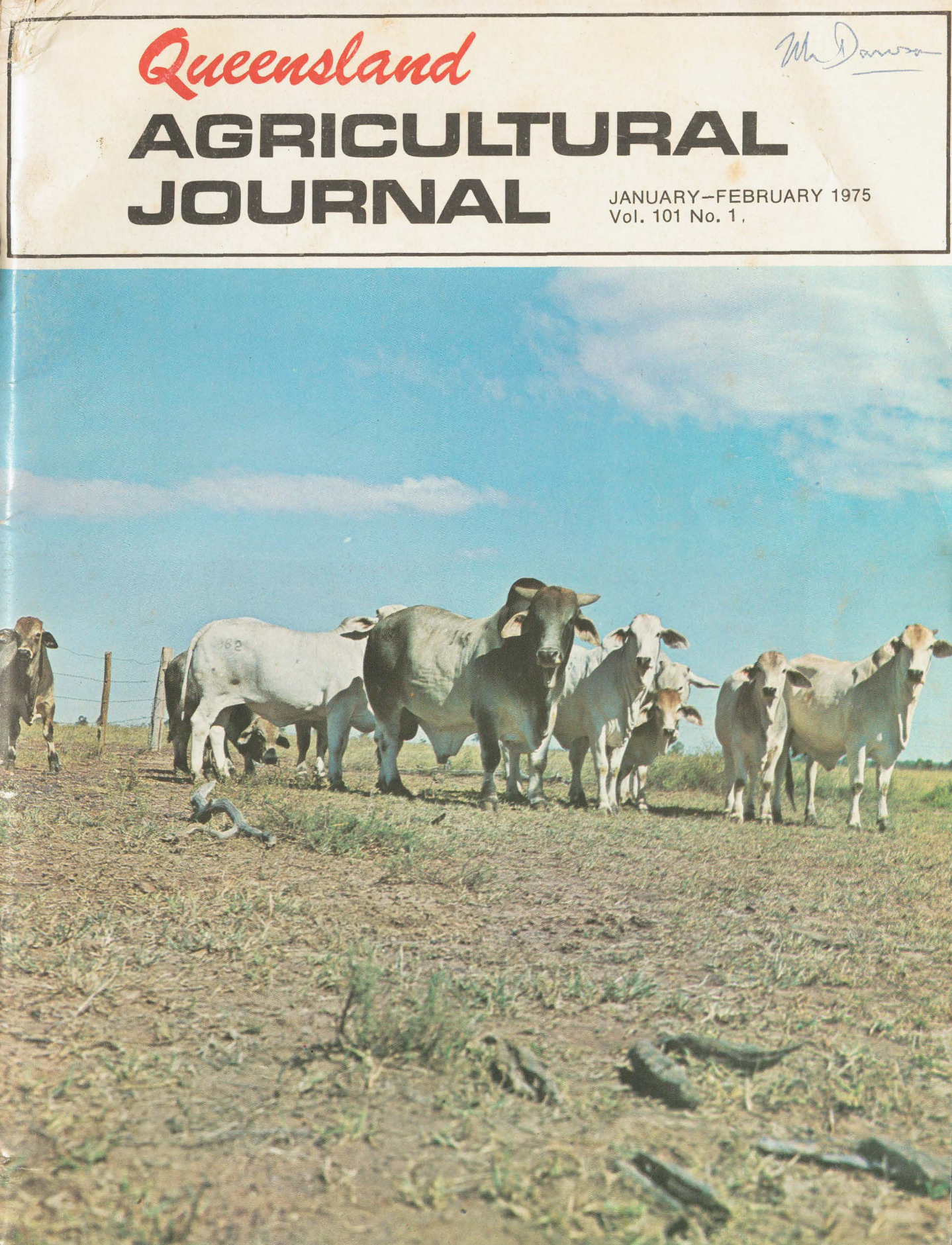 Queensland Agricultural Journal - January to February 1975