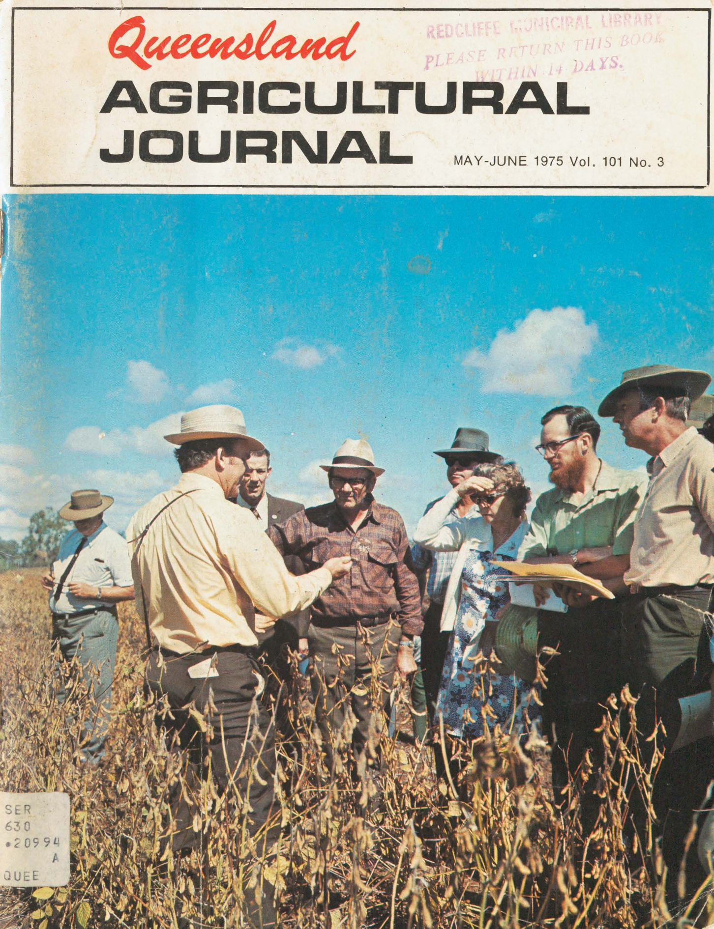 Queensland Agricultural Journal - May to June 1975