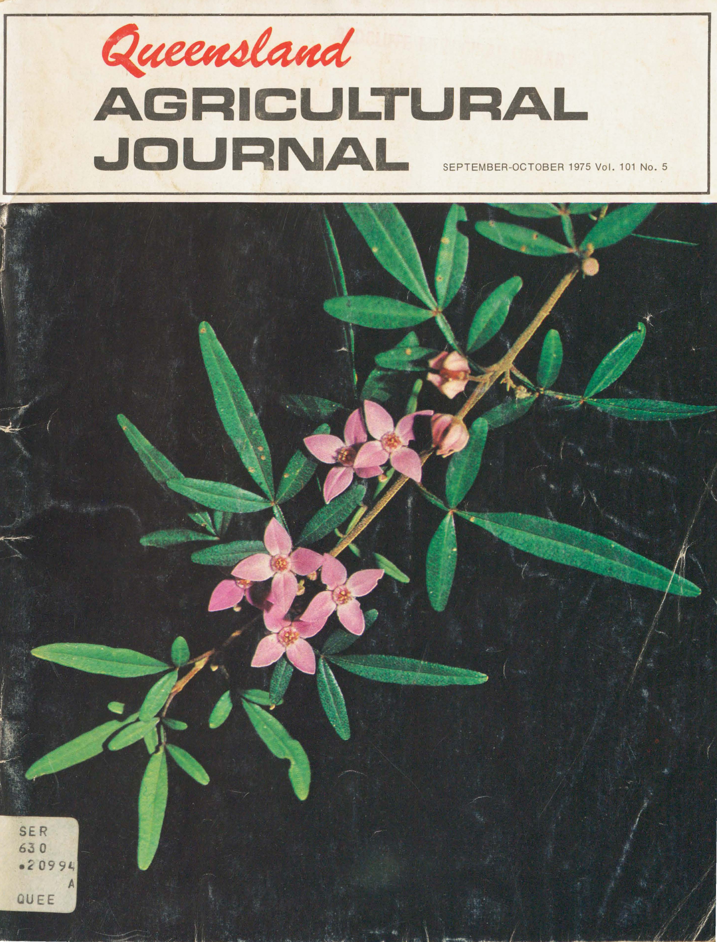 Queensland Agricultural Journal - September to October 1975