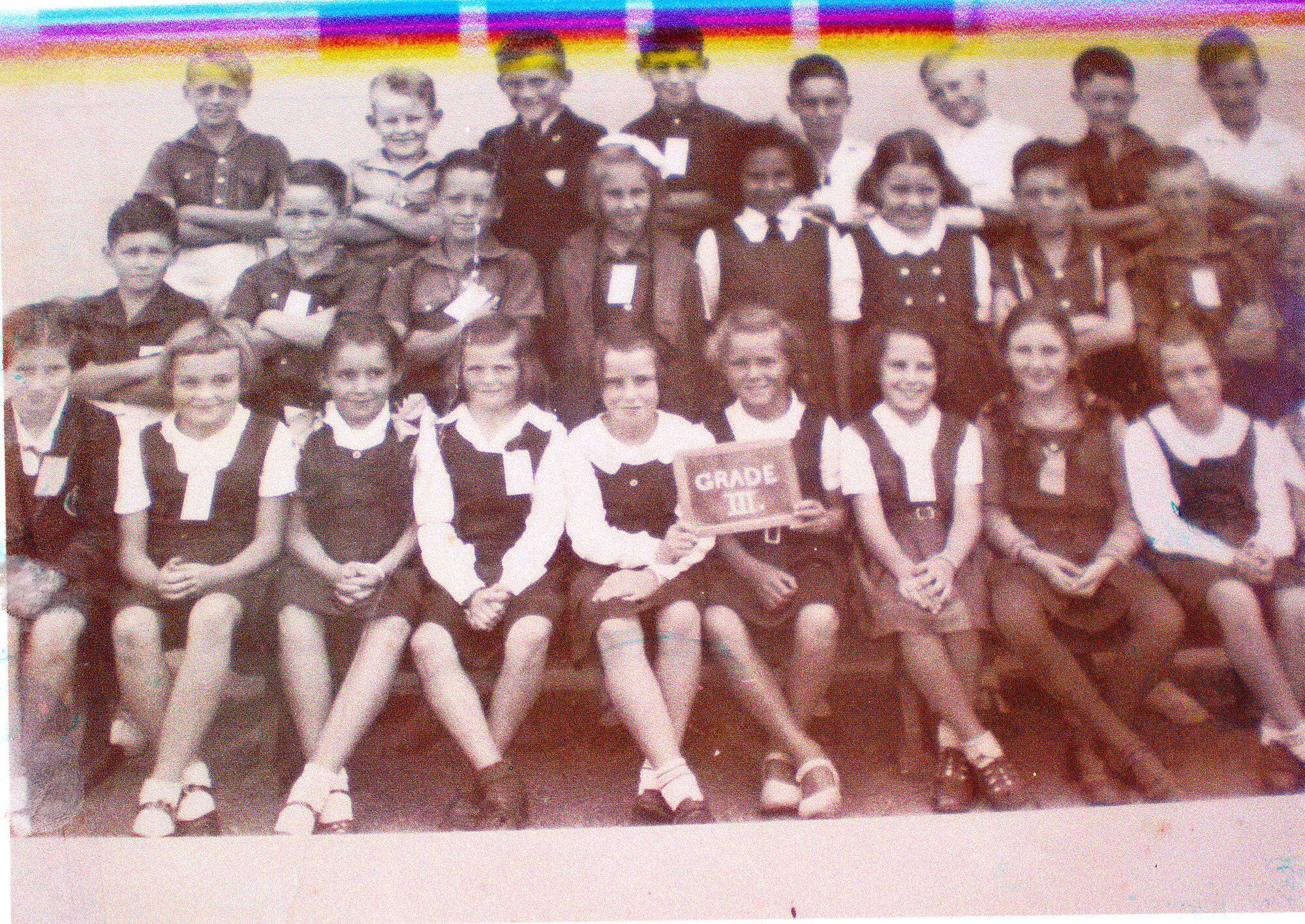 Dr Fesl class photograph, grade 3