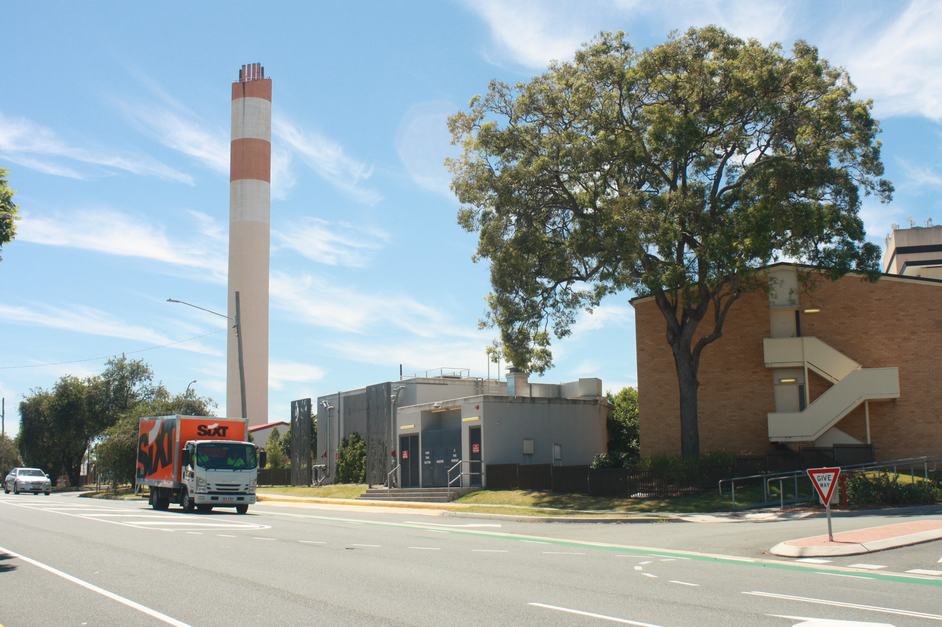 The new Electrical Sub-Station for Redcliffe Hospital