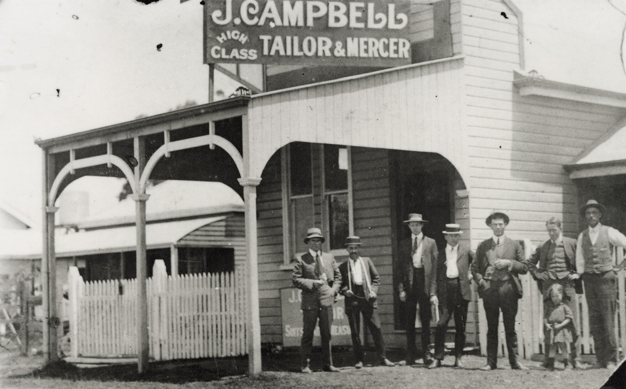 J. Campbell, Tailor and Mercer at Woodford, ca. 1912