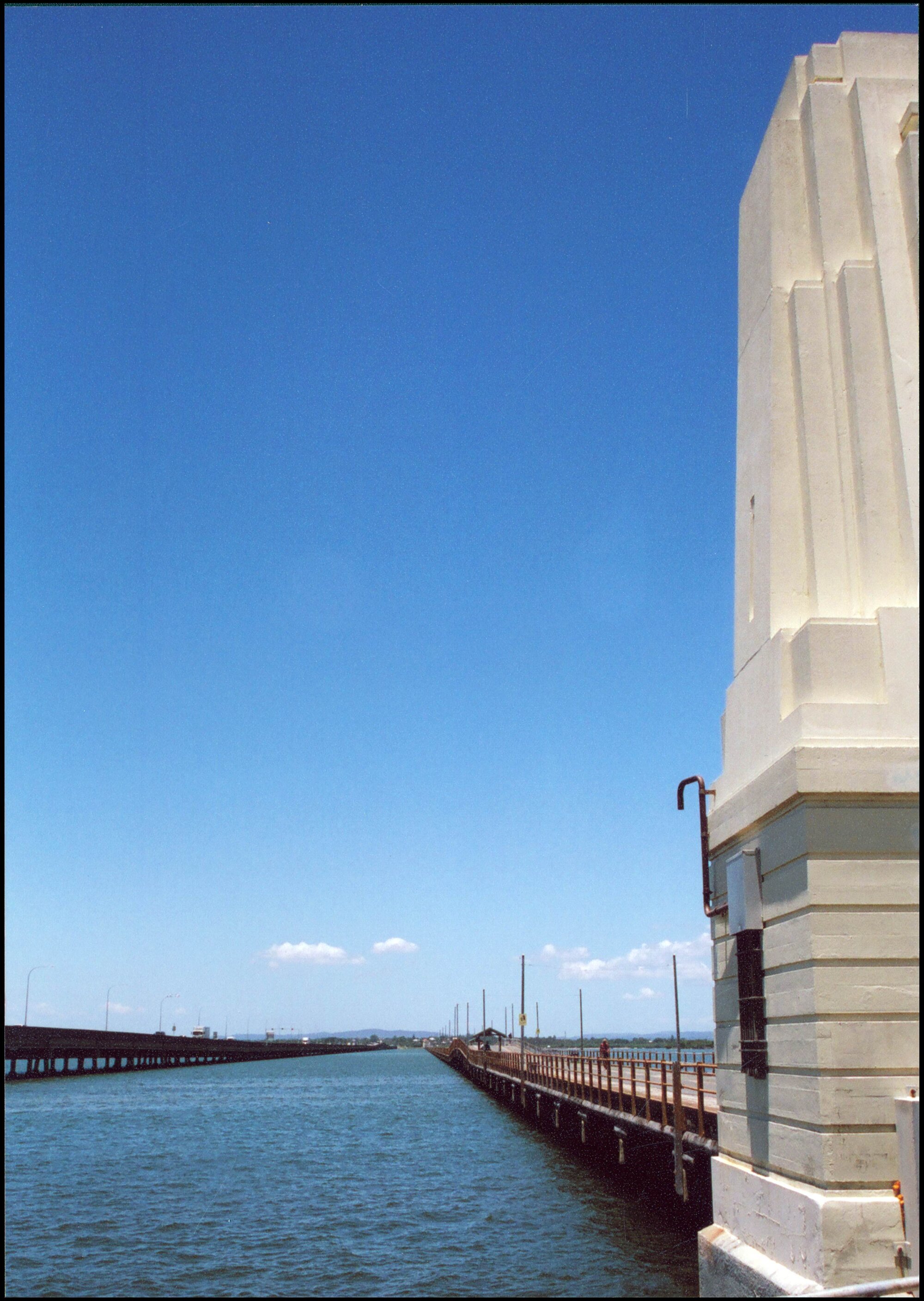 Looking between Hornibrook Bridge and Houghton Highway