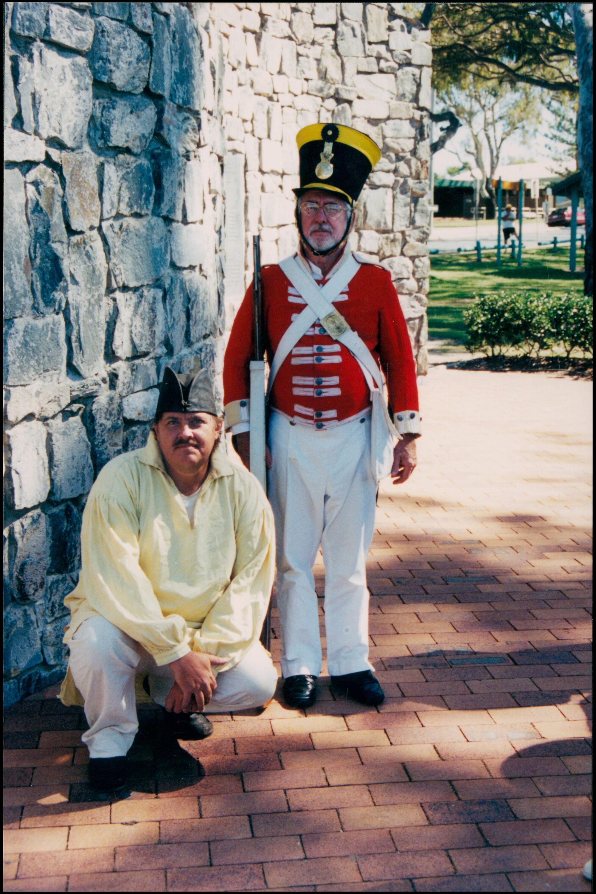 Glen, convict &amp; soldier April 2002