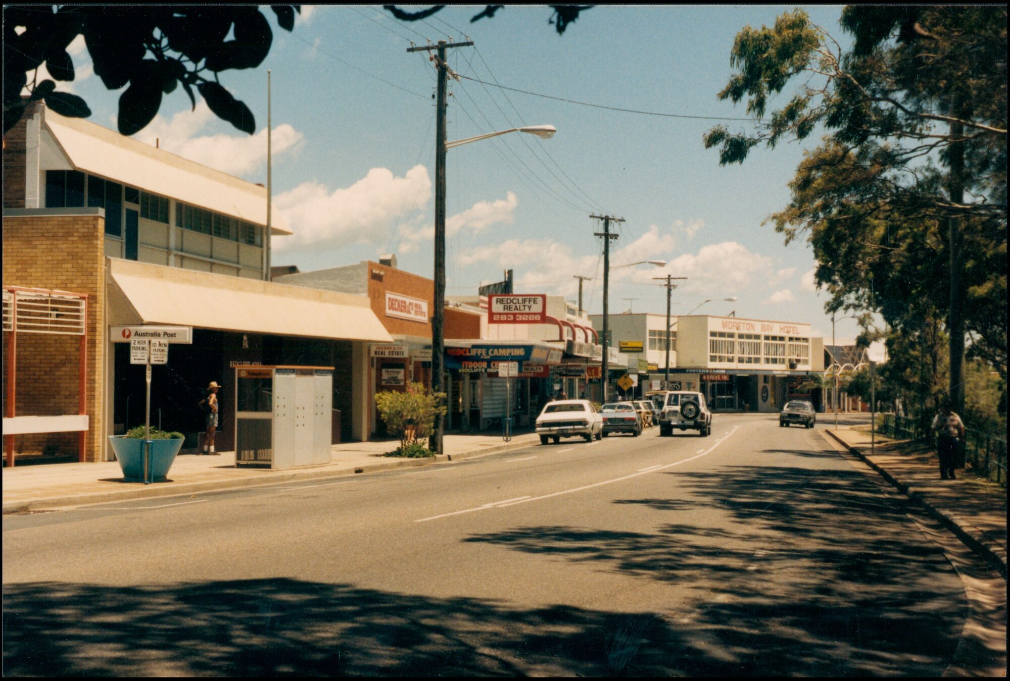 Looking north down Redcliffe Parade