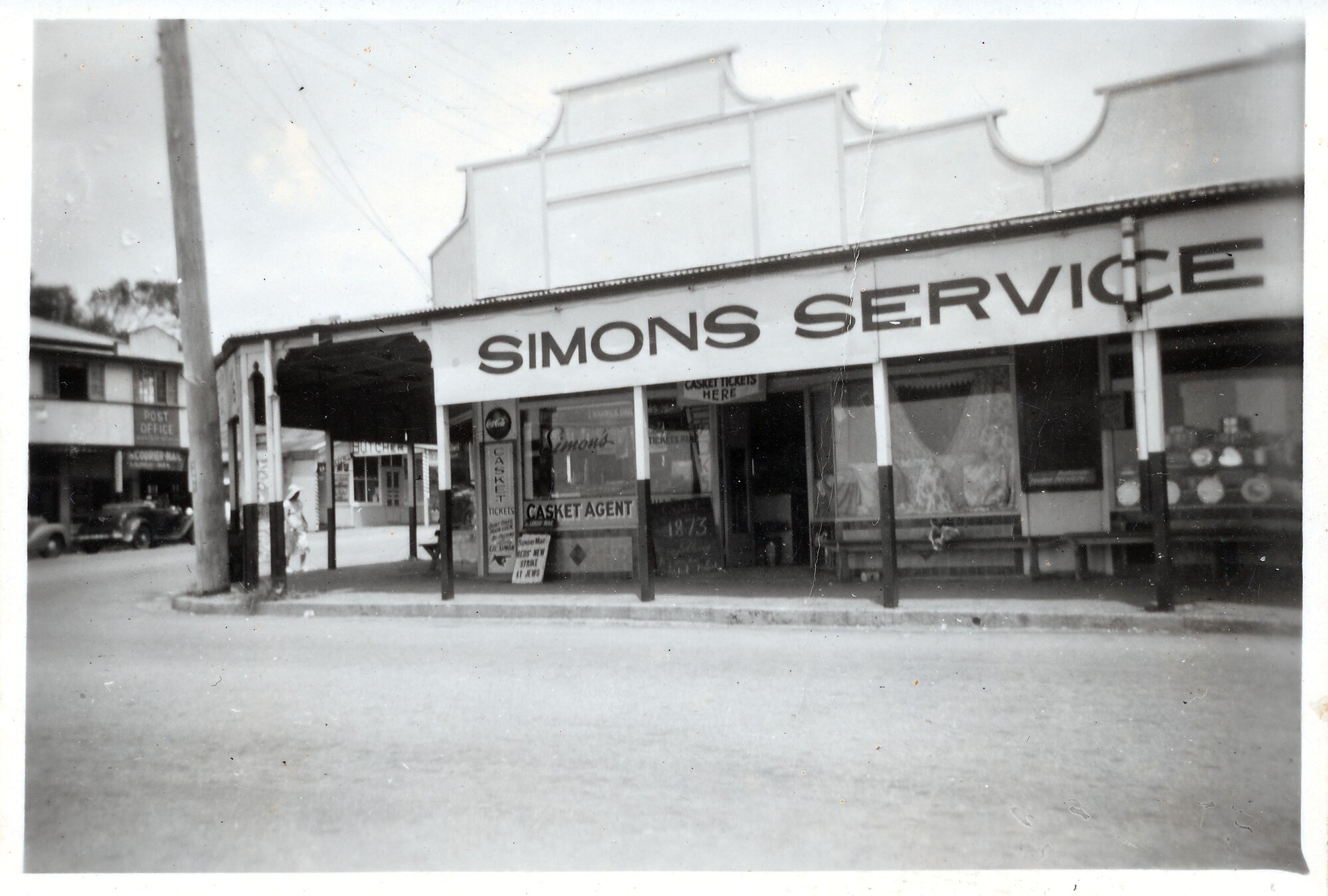 Southern end of Simons store