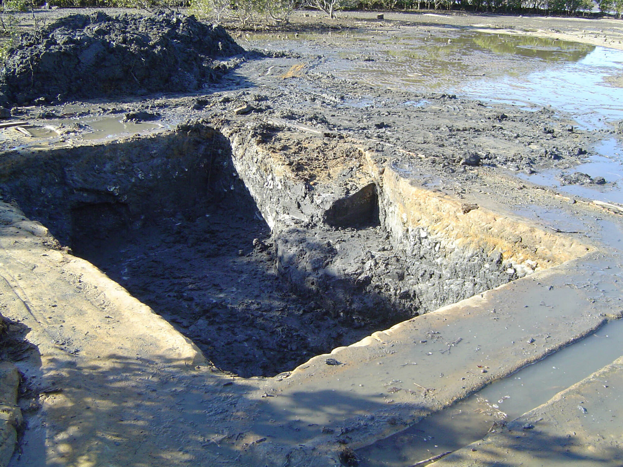 Bancroft Baths - 2004 archaeological study - site 1