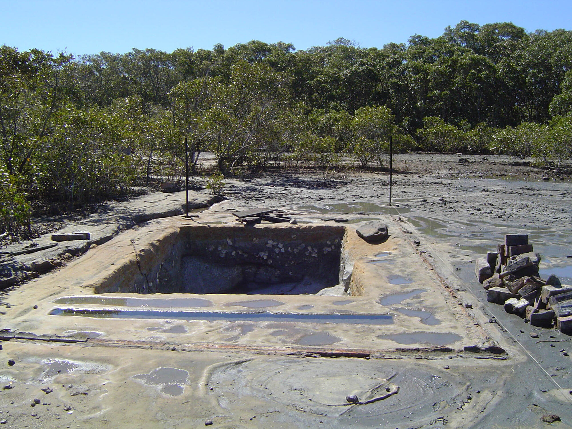 Bancroft Baths - 2004 archaeological study - site 1