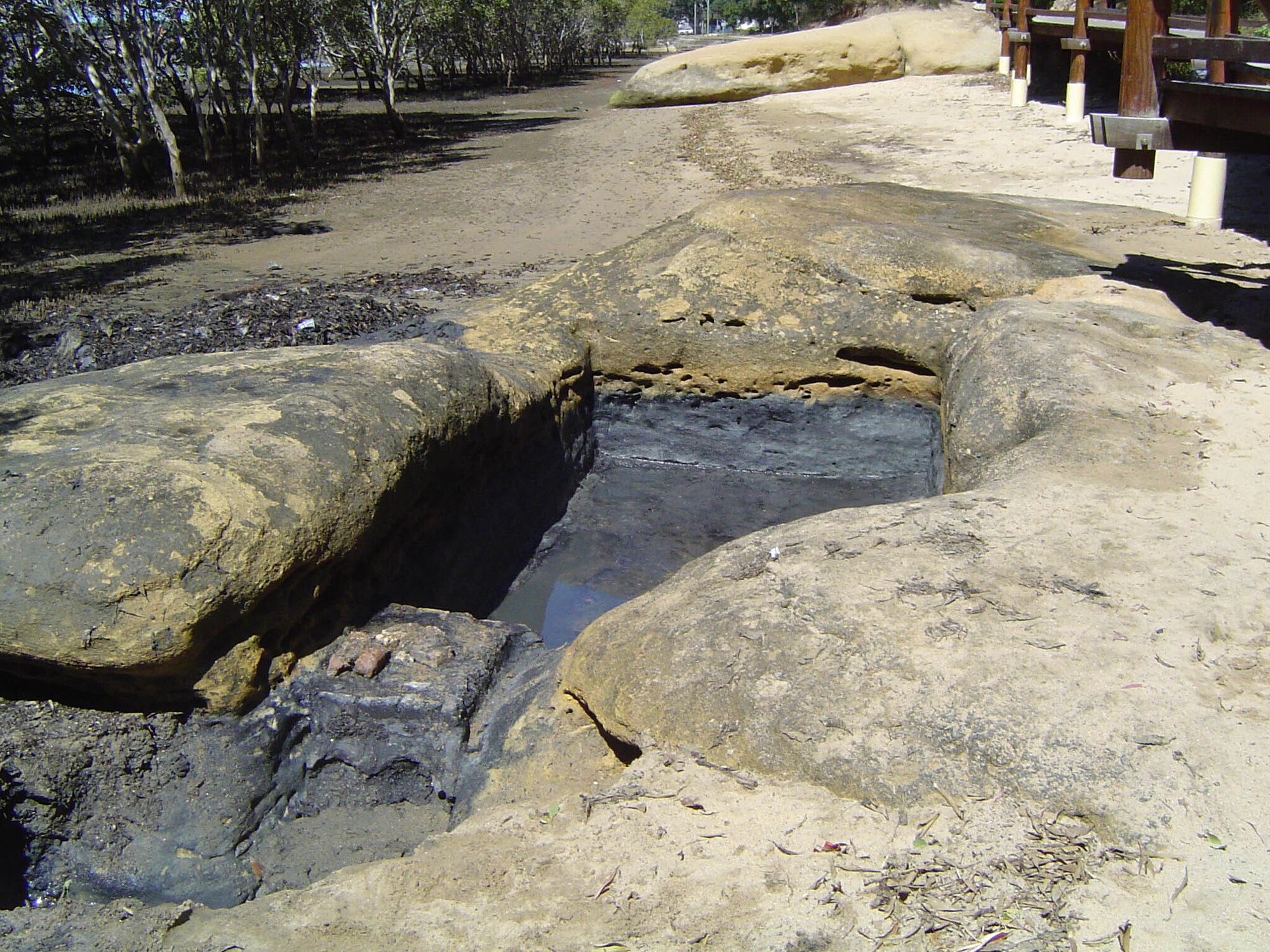 Bancroft Baths - 2004 archaeological study - site 2