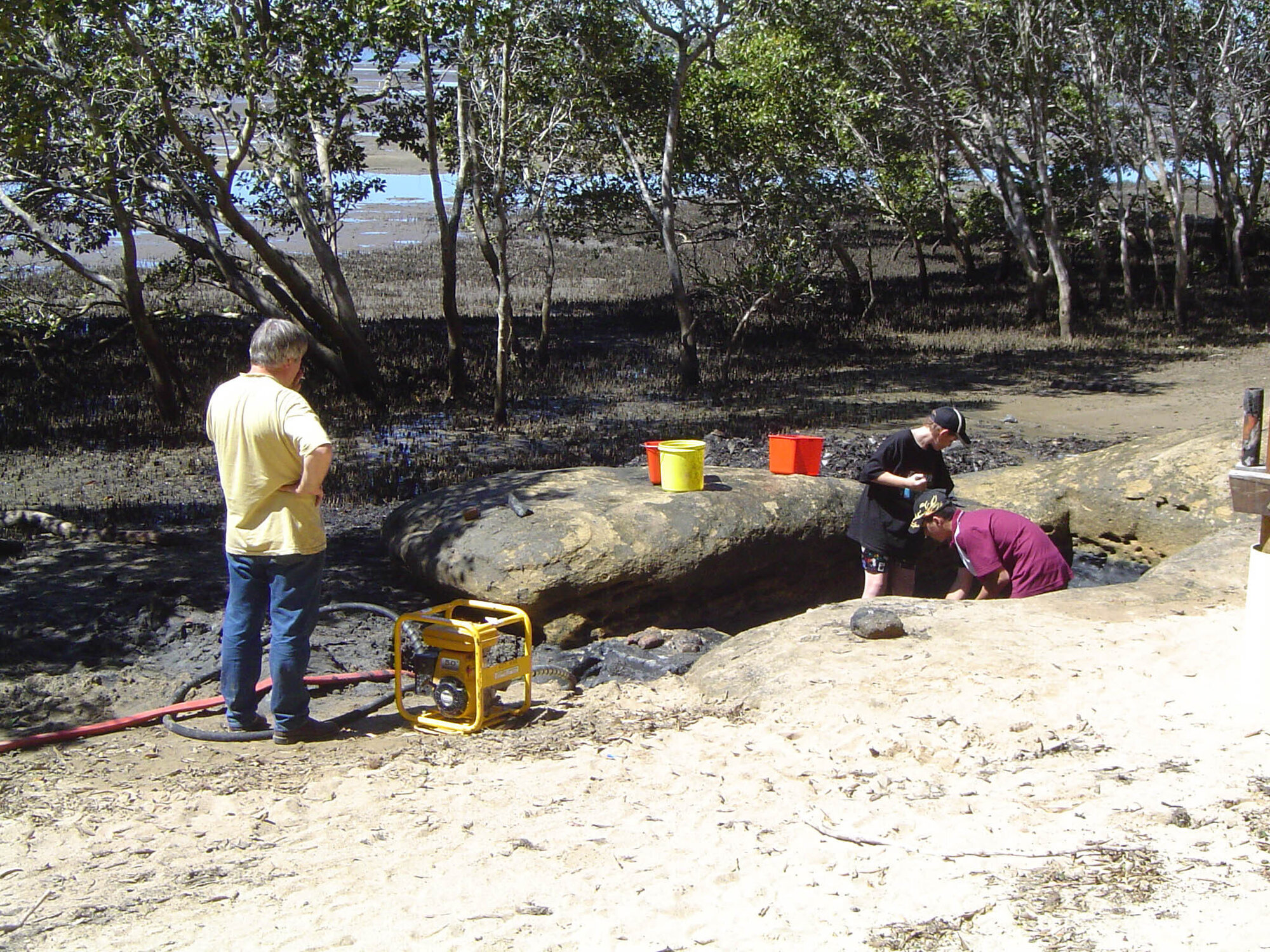 Bancroft Baths - 2004 archaeological study - site 2