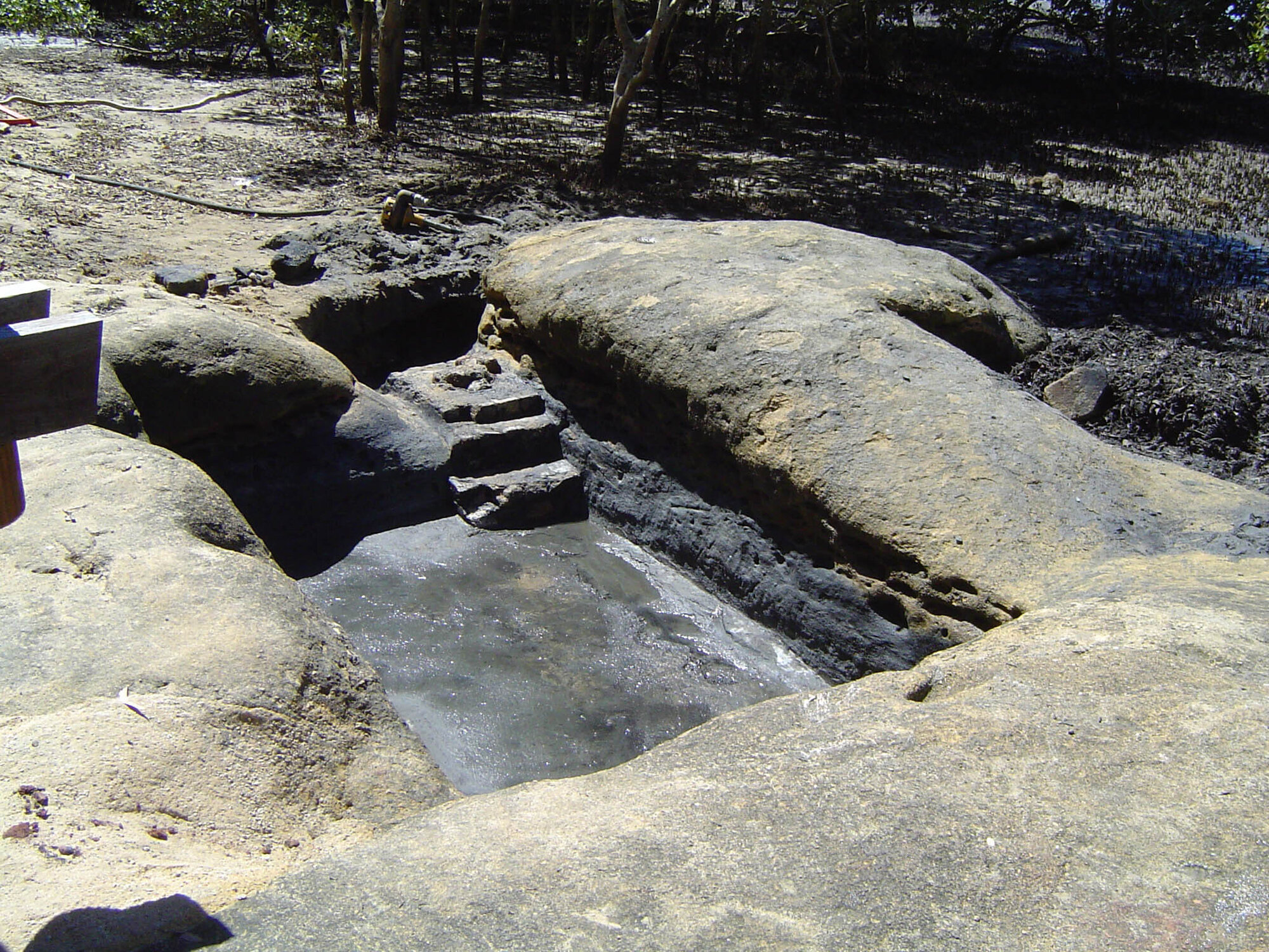 Bancroft Baths - 2004 archaeological study - site 2 