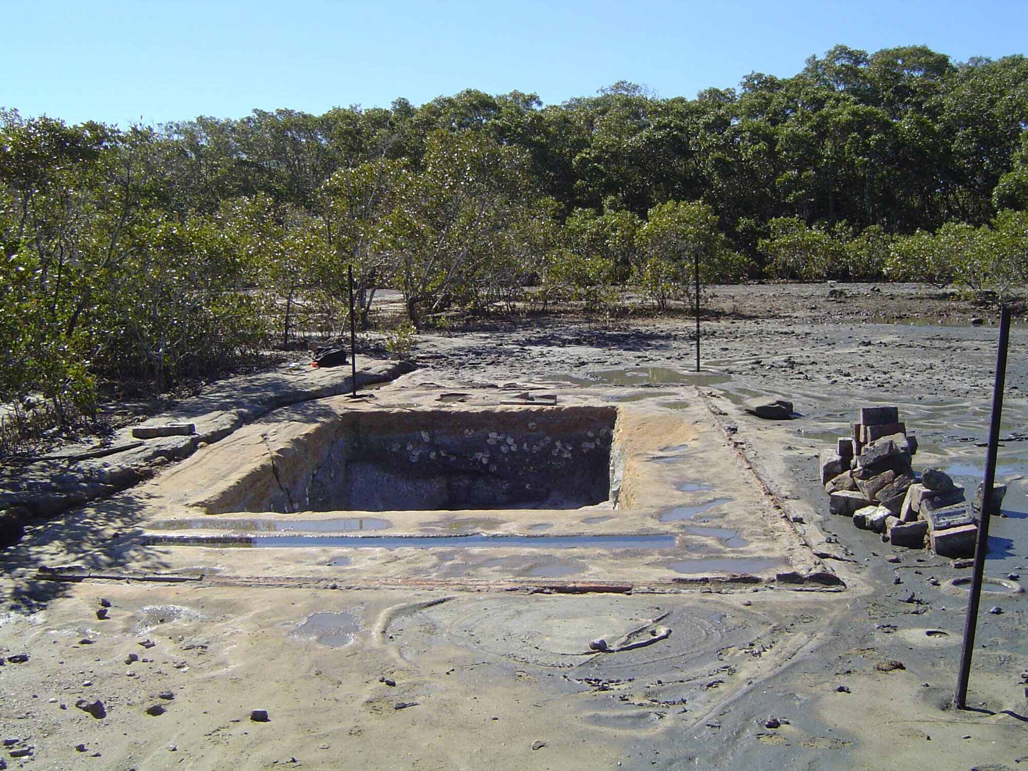 Bancroft Baths - 2004 archaeological study - site 1