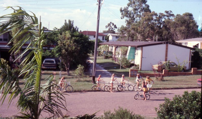 Children Riding Bikes