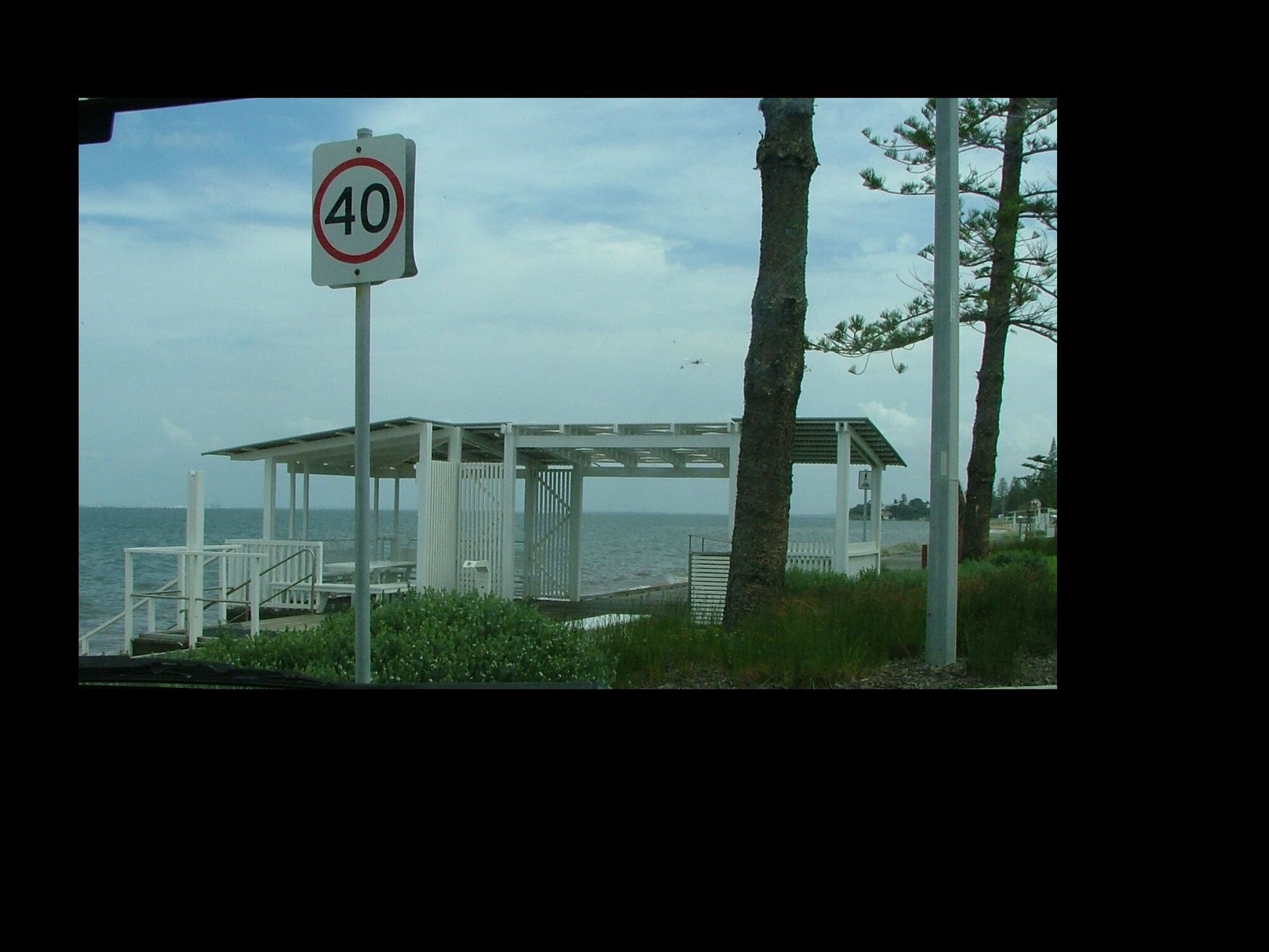 Margate Beach walkway - Picnic shelters