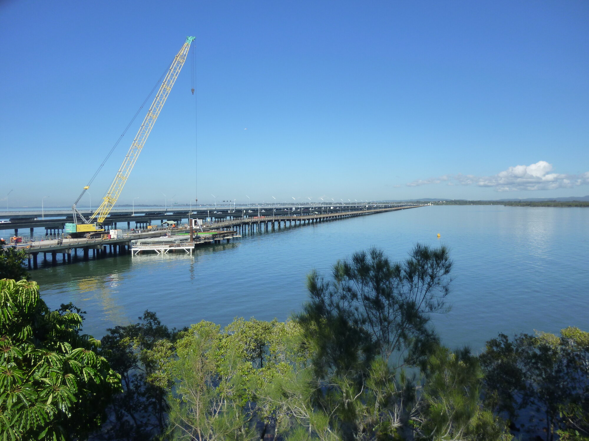 Building the Fishing Platform at Clontarf
