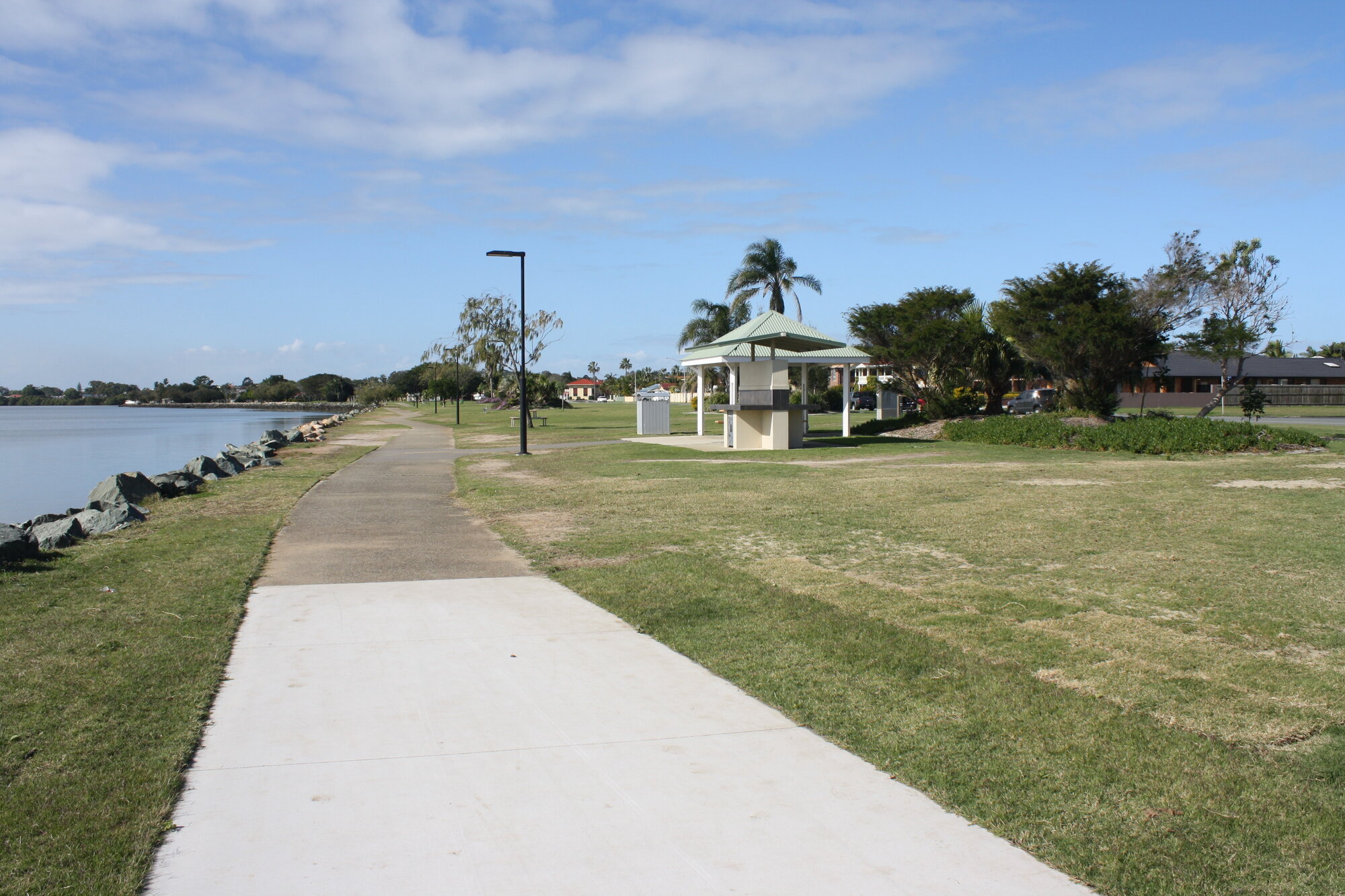 The Bikeway along Endeavour Park Newport