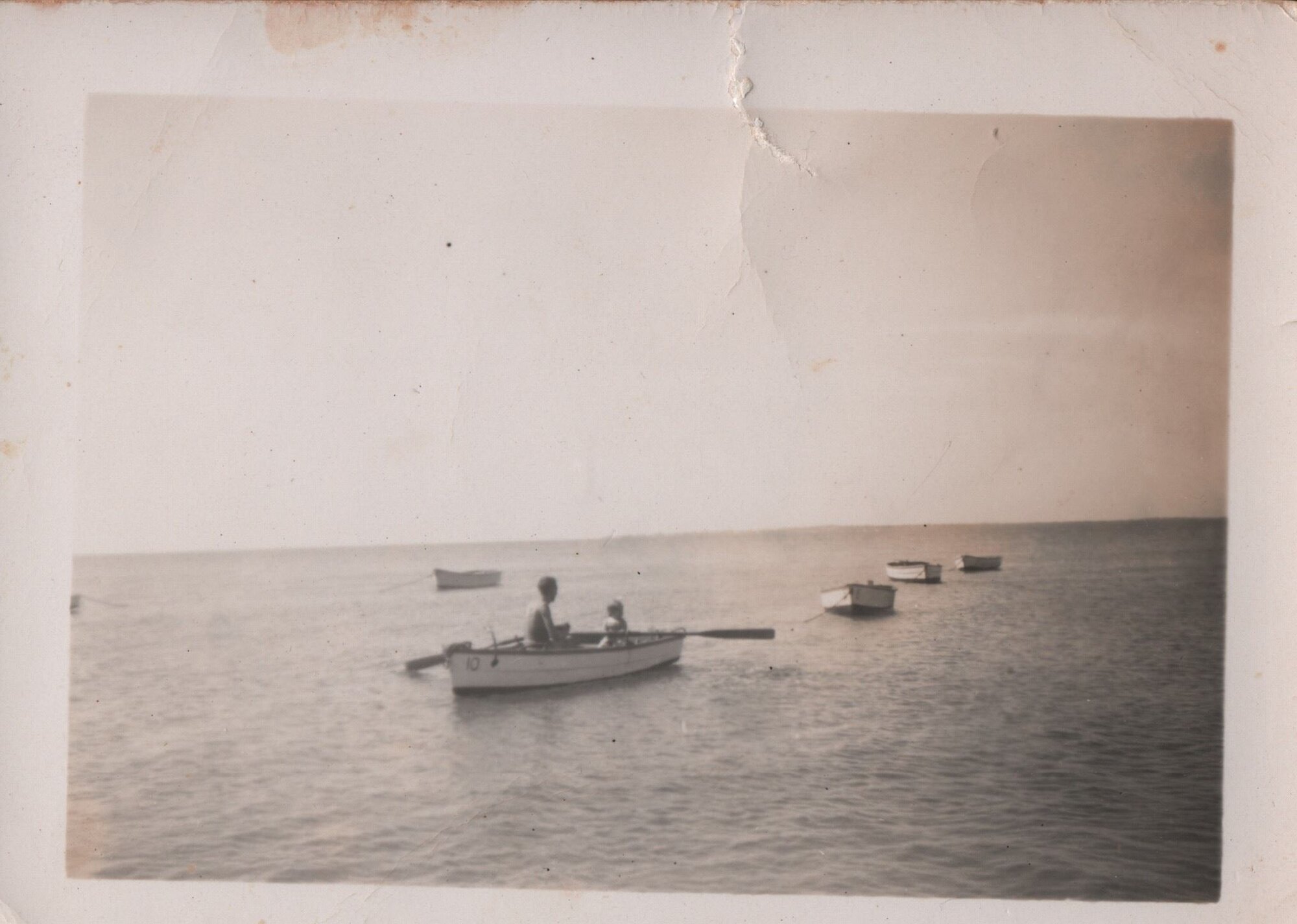 Fishing boats in water