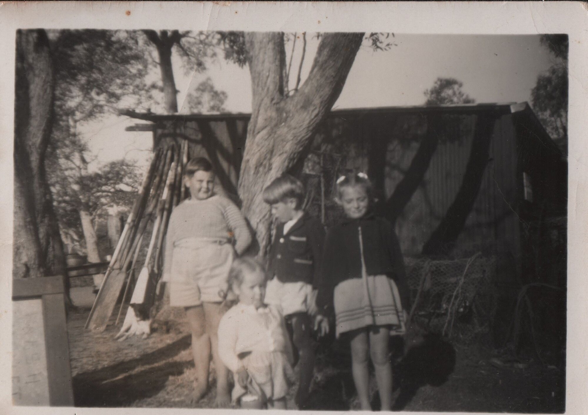 Rose children with friends