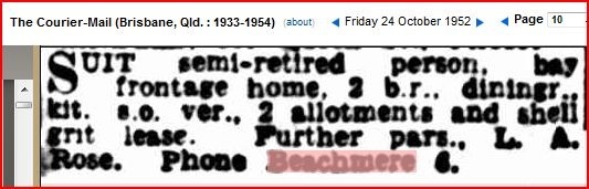 Advertisement for sale of house