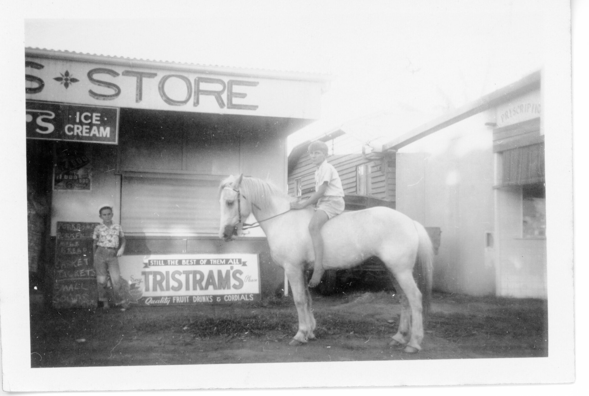 Ron and Bruce Brennan, Rowcroft's Chemist Shop
