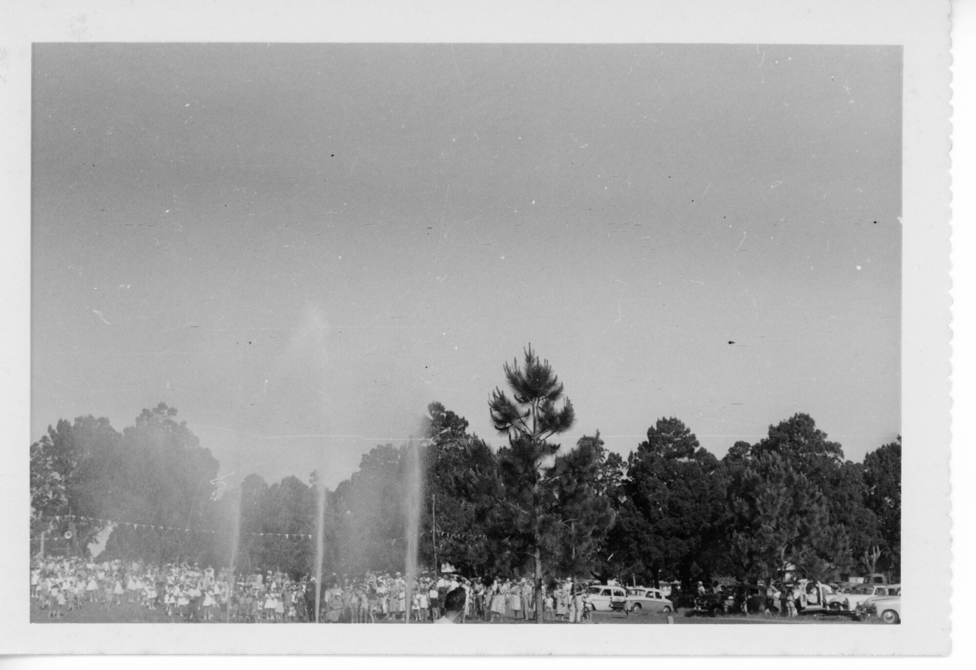 Turning on the water, parade, Bribie Island (Qld.)