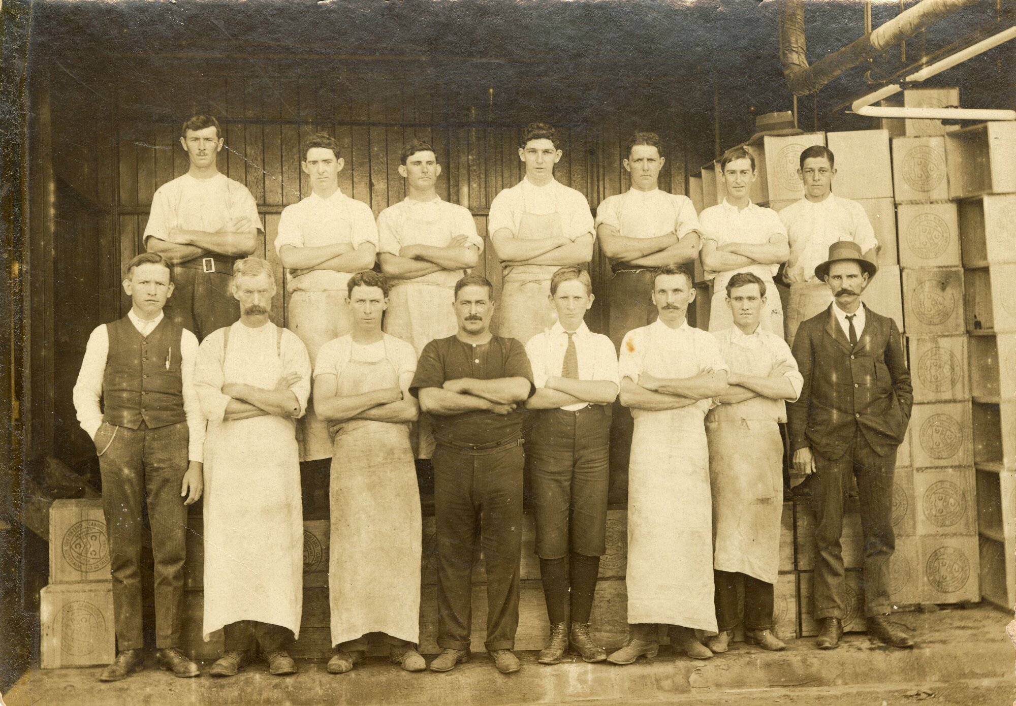 Staff of the Caboolture Cooperative Association Butter Factory