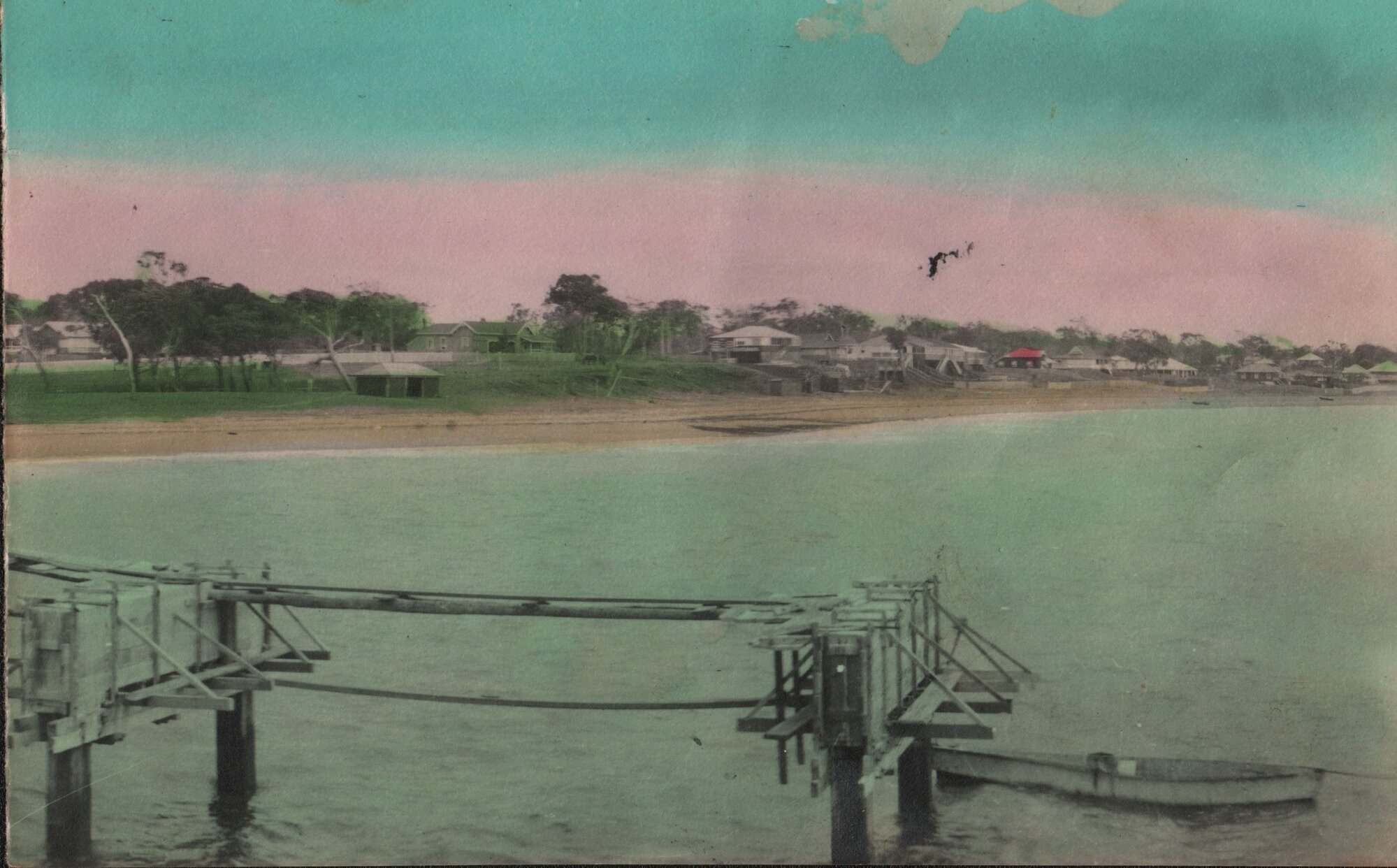 Building of Redcliffe Jetty 1921