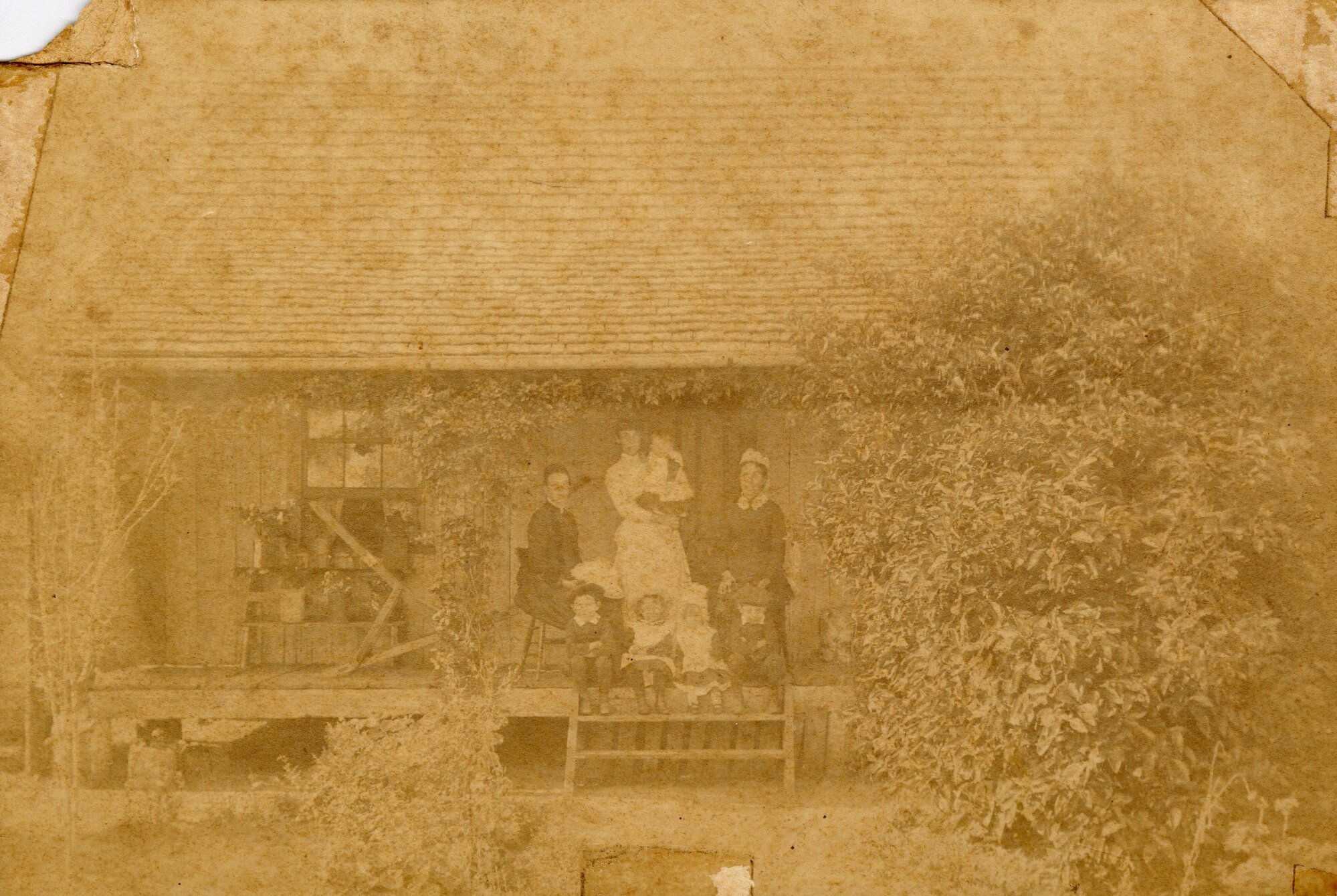 Mrs Jimmy Hughes and family