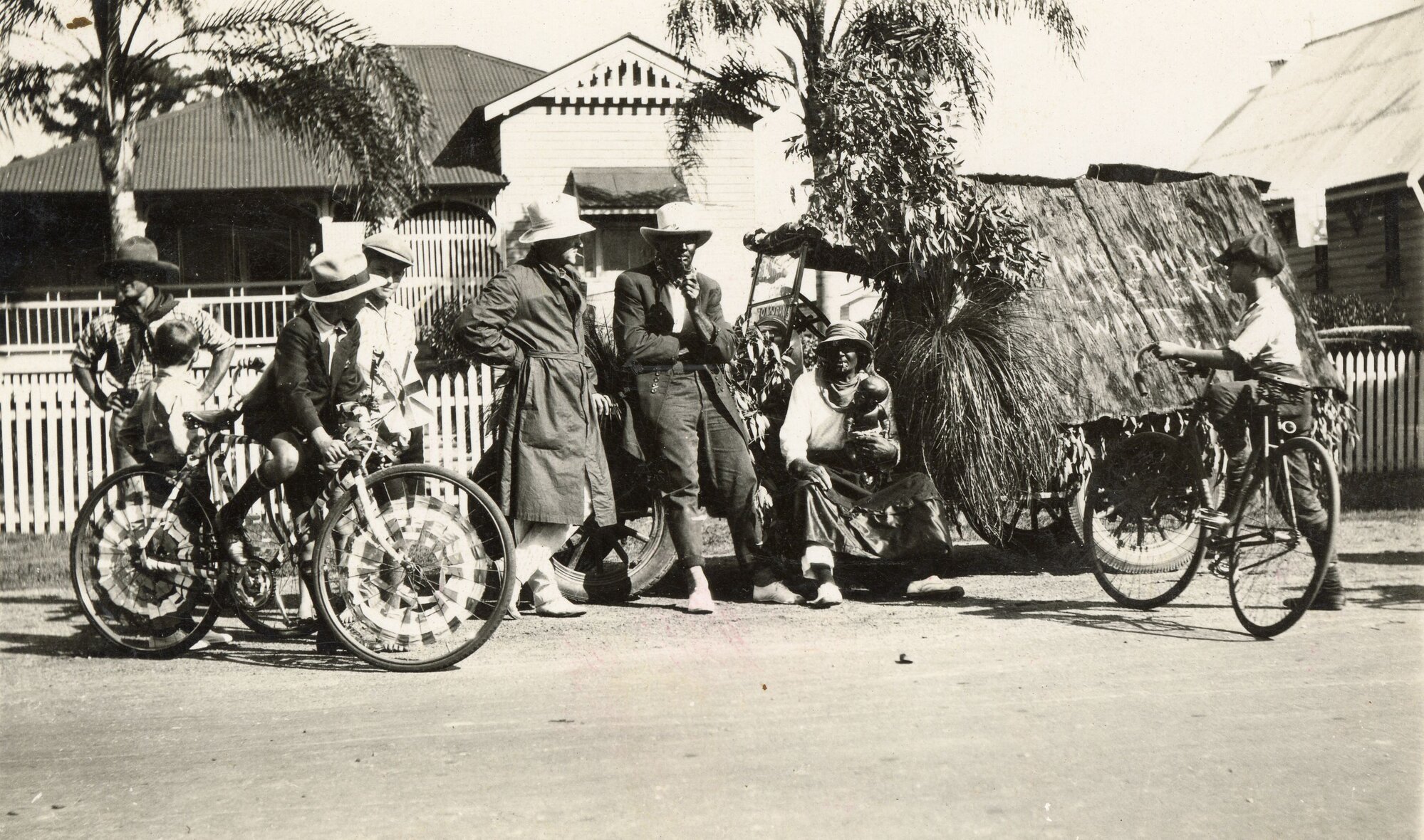 Dressed up for a parade