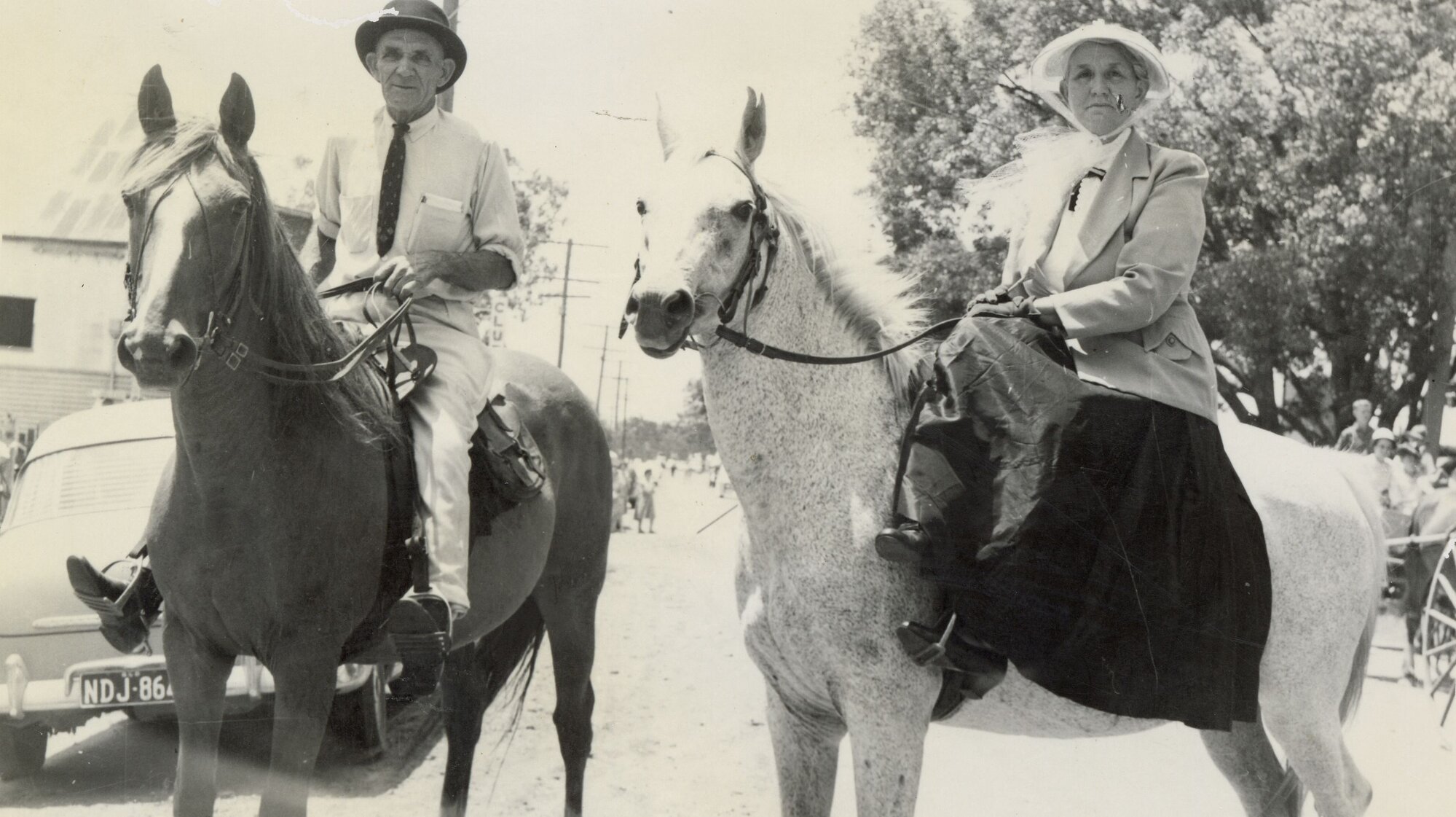 W. Williamson and his sister Mrs Houghton