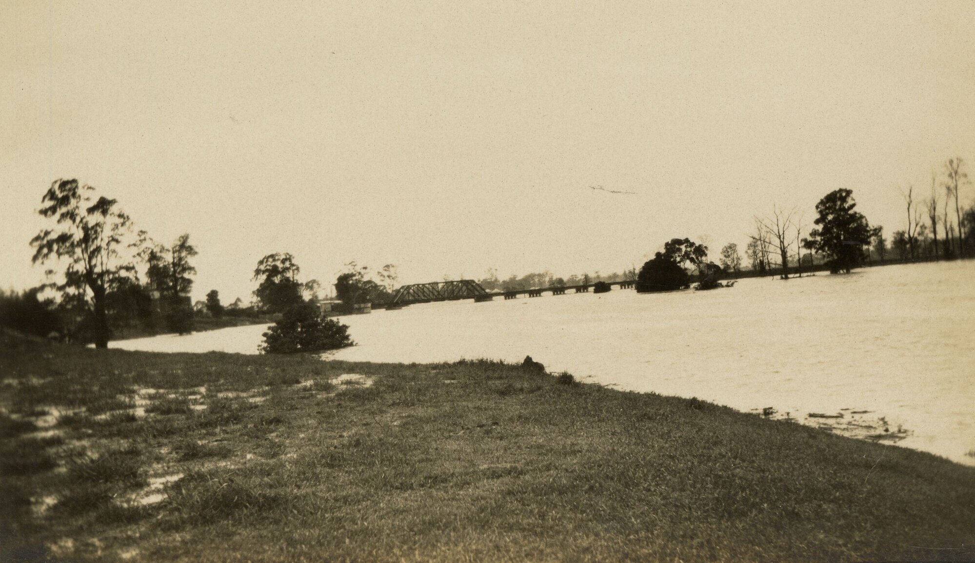 Flood waters of the Caboolture River on 5 February 1931